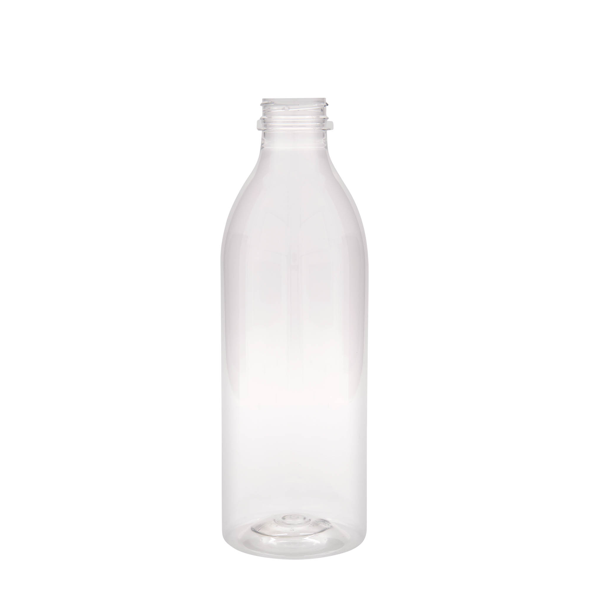 1 000 ml PET-flaska standard, plast, öppning: 38 mm