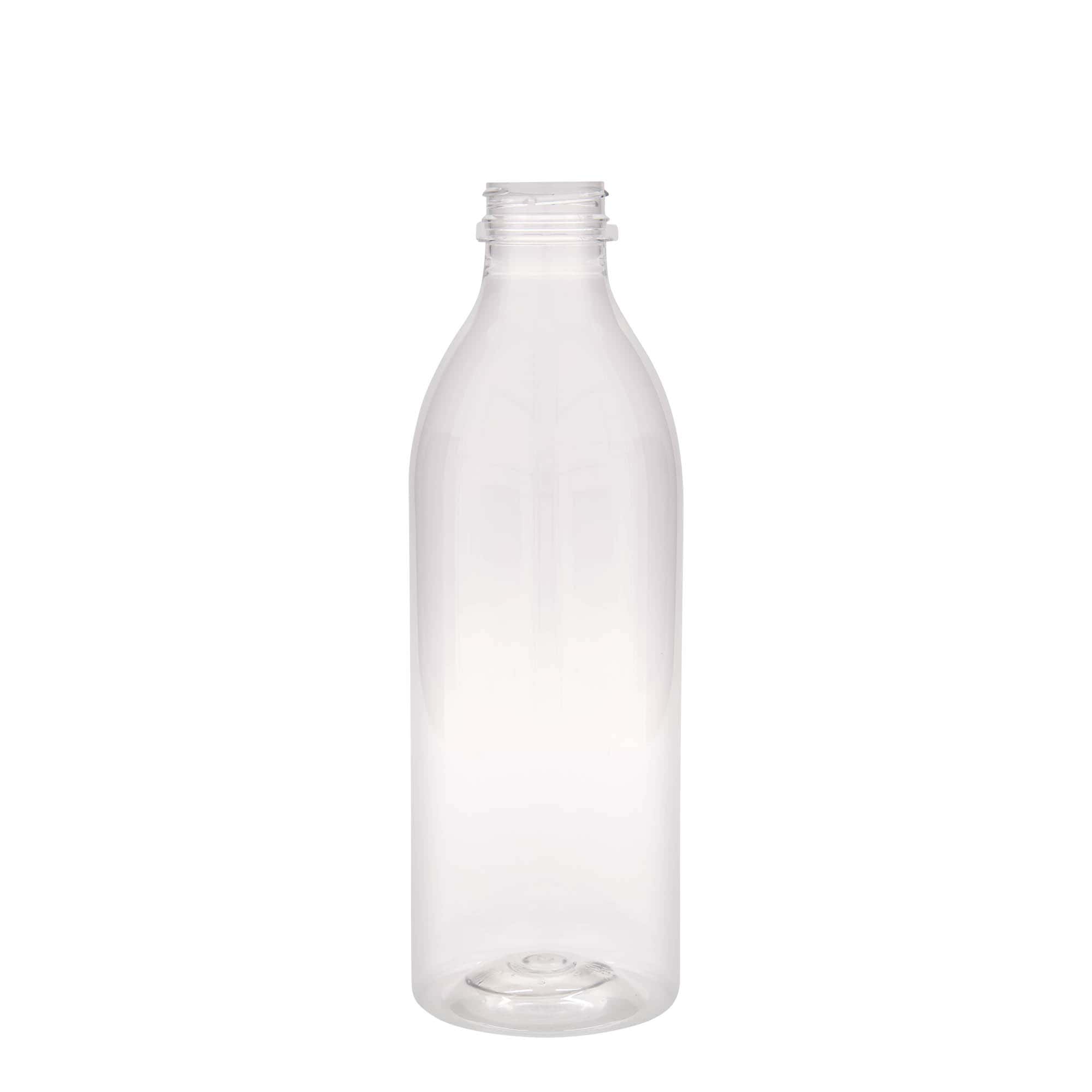 1 000 ml PET-flaska standard, plast, öppning: 38 mm
