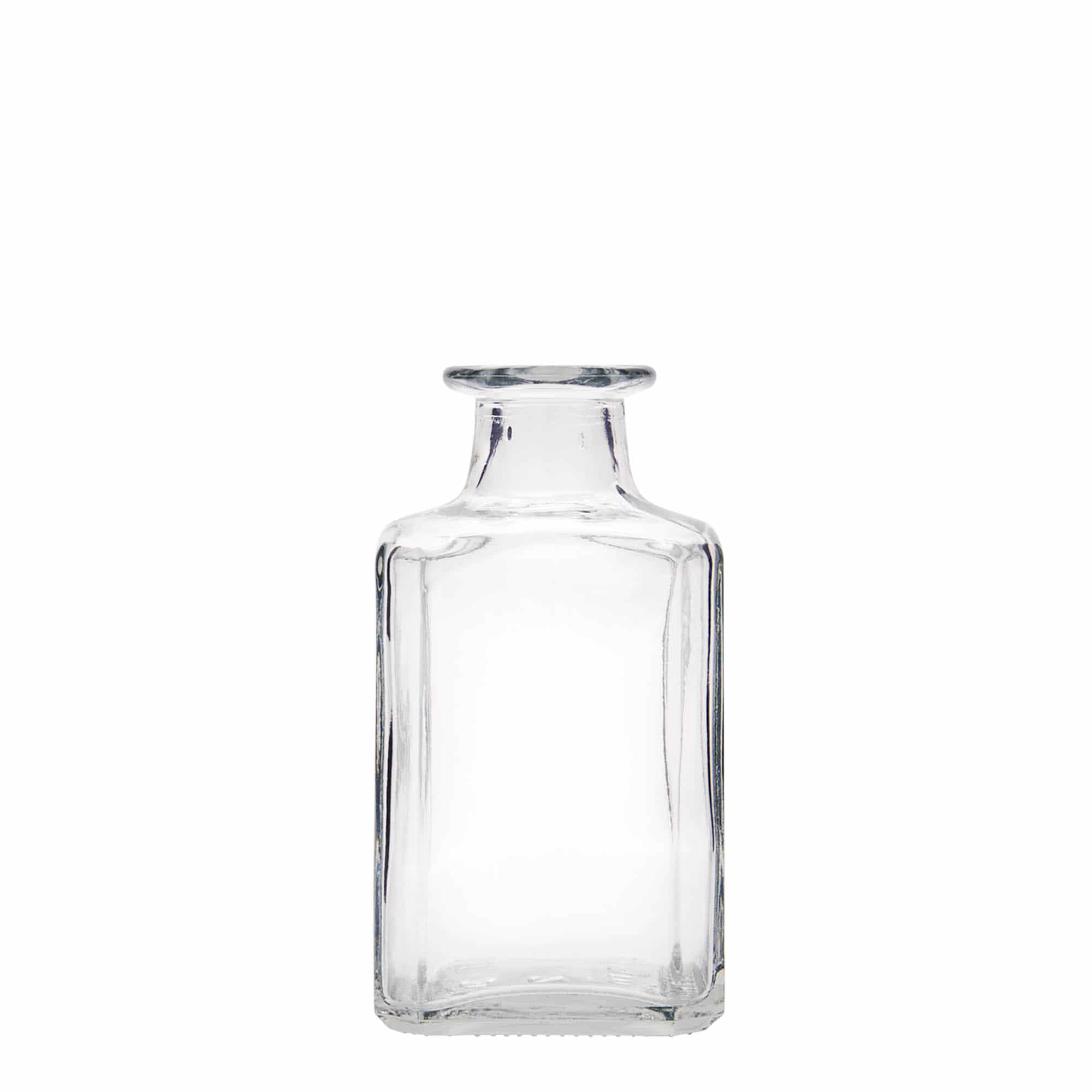 250 ml glasflaska 'Torben', kvadratisk, mynning: kork 250 ml glasflaska 'Torben', kvadratisk, mynning: kork