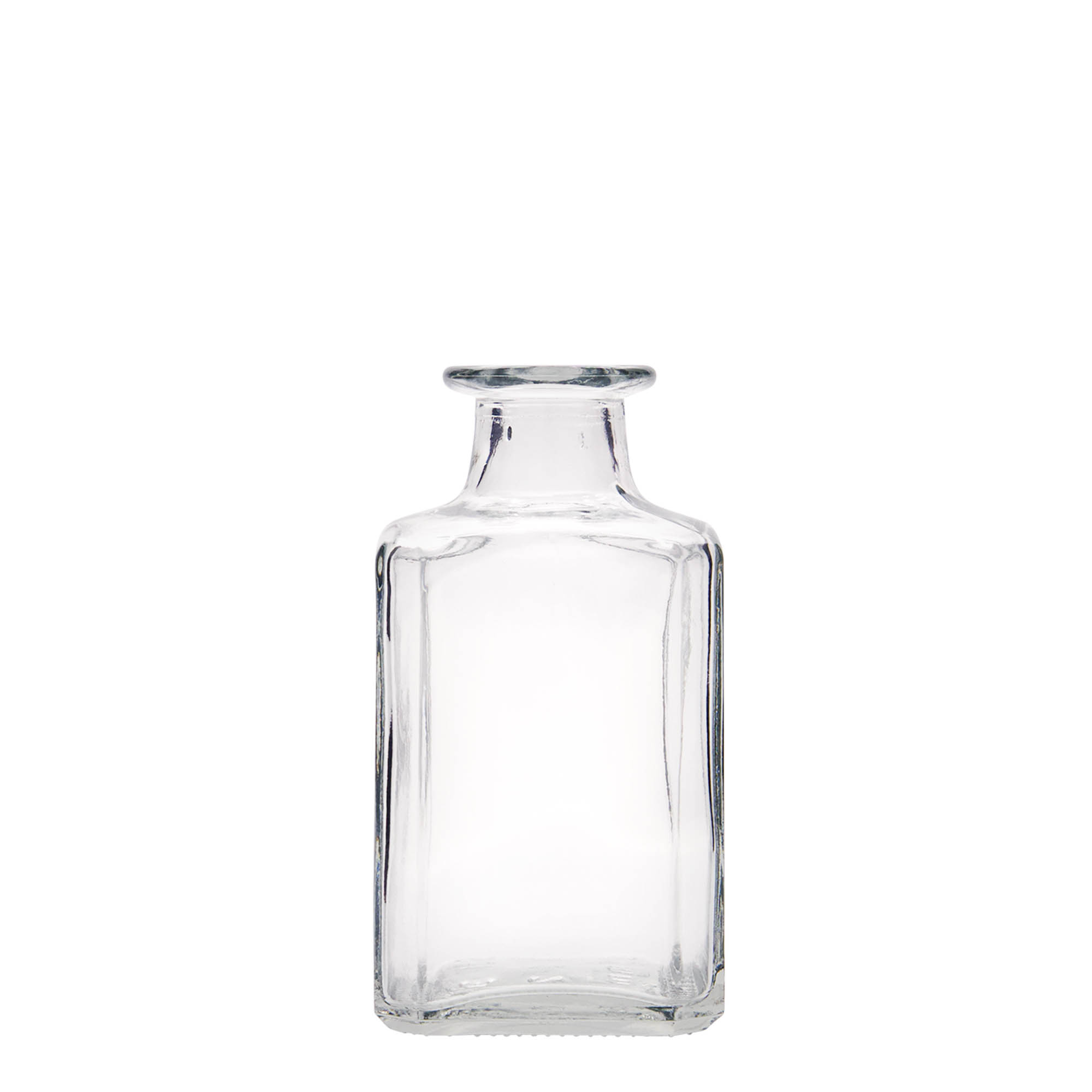 250 ml glasflaska 'Torben', fyrkantig, öppning: kork 250 ml glasflaska 'Torben', fyrkantig, öppning: kork