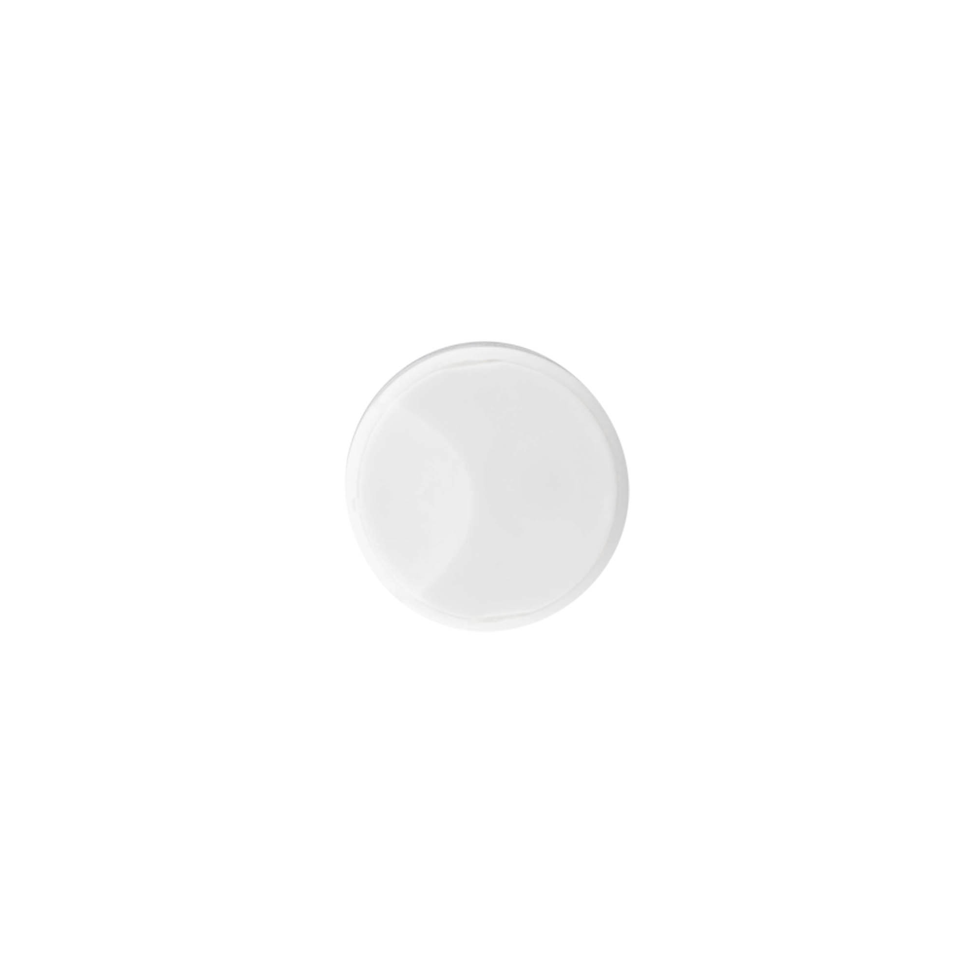 Skruvlock Disc Top, PP-plast, vitt, för öppning: 24/410
