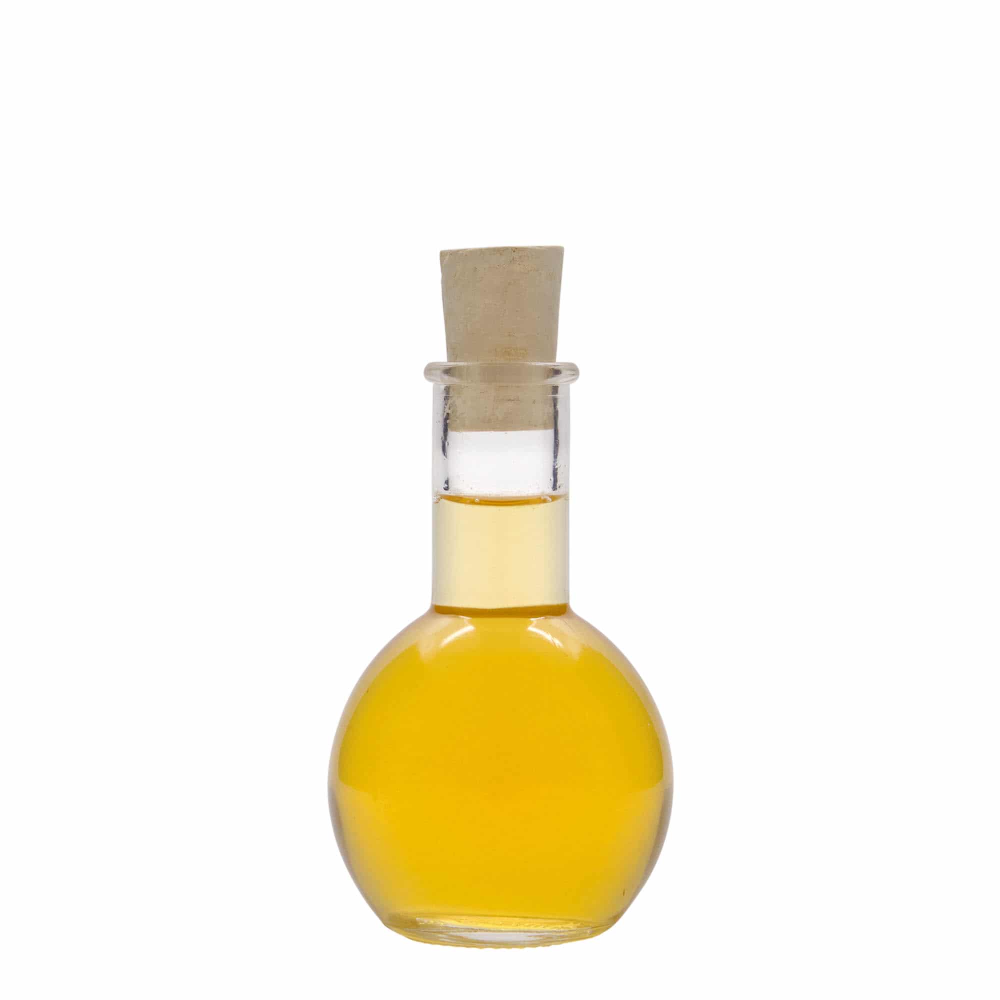 100 ml glasflaska 'Tulipano', mynning: kork