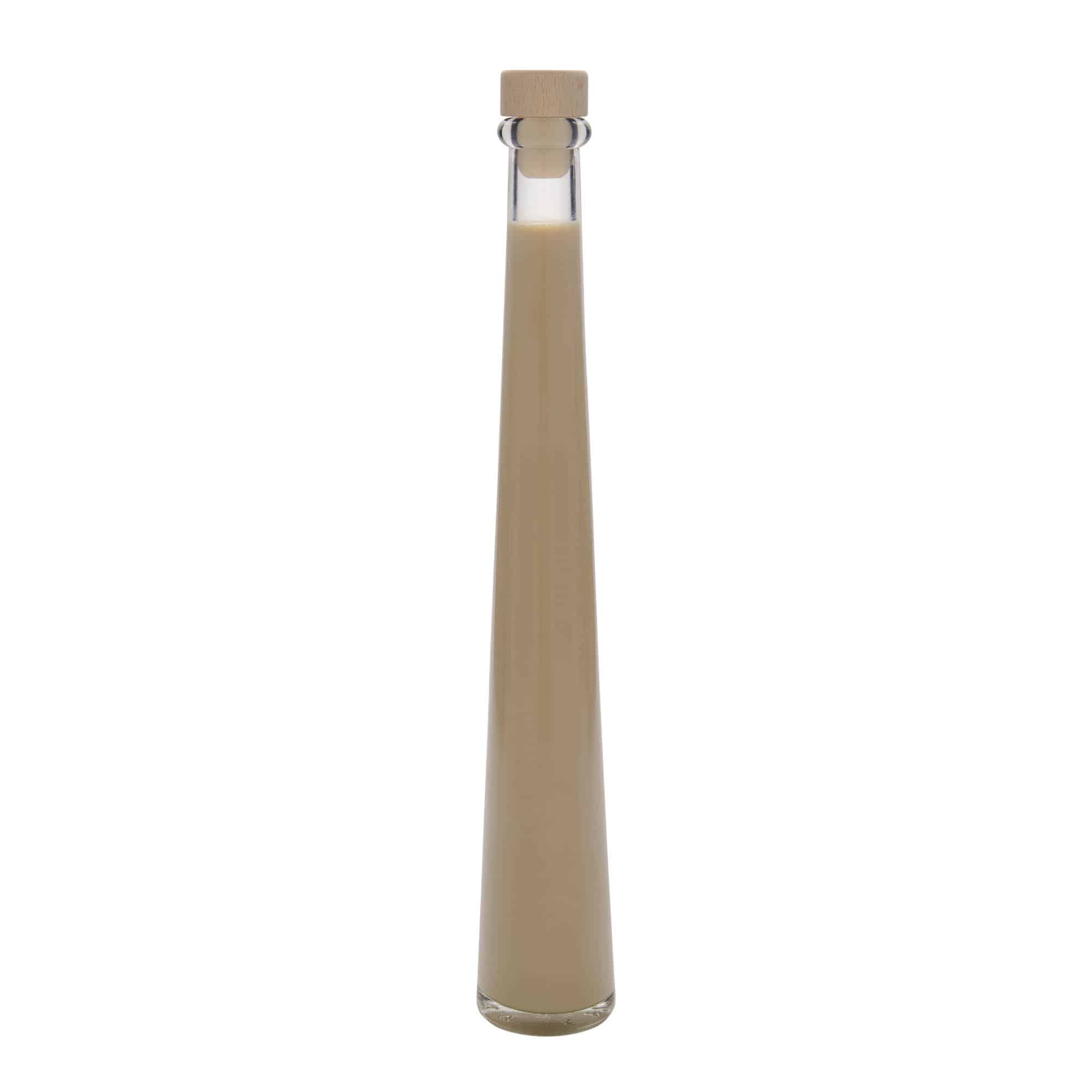 200 ml glasflaska 'Dama Rondo', mynning: kork