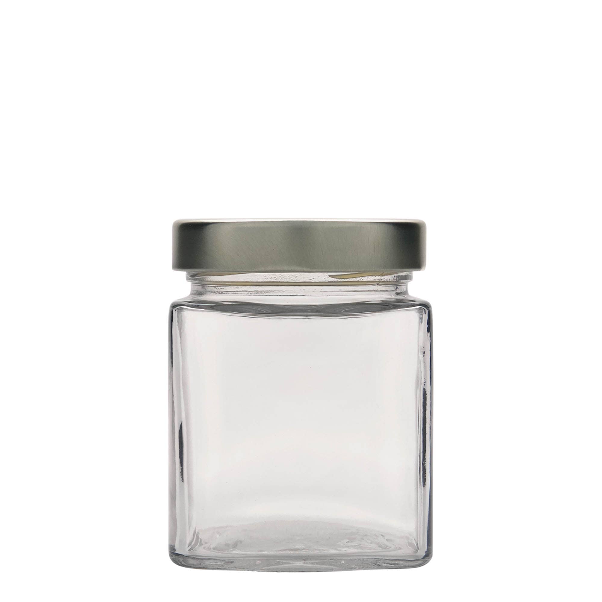 314 ml Fyrkantigt glas 'Ikarus', öppning: Deep-Twist-Off (DTO 70)
