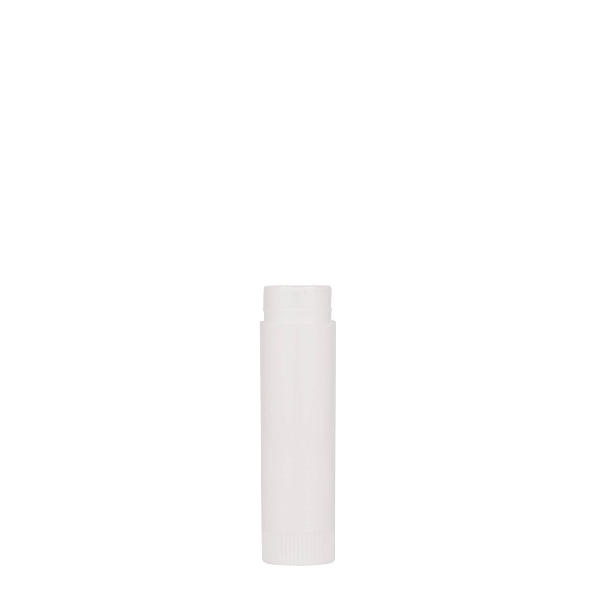 6 ml läppstiftshylsa, PP-plast, vit