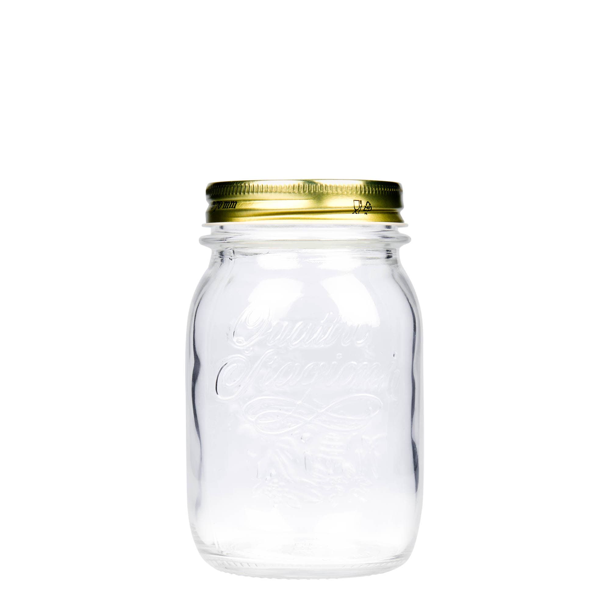 500 ml glas "Quattro Stagioni", öppning: skruvlock