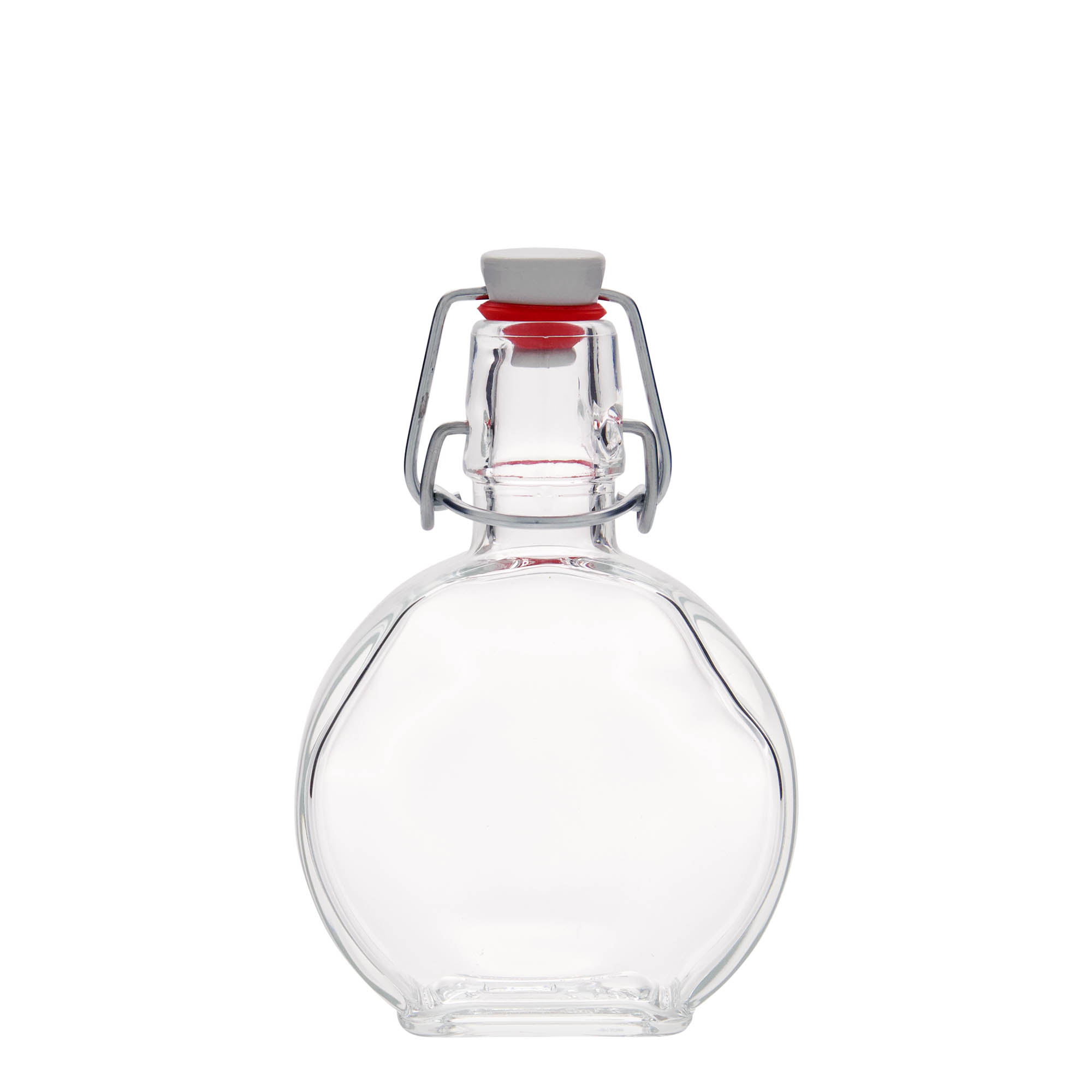 200 ml glasflaska 'Sensatione', rektangulär, öppning: bygelkapsyl