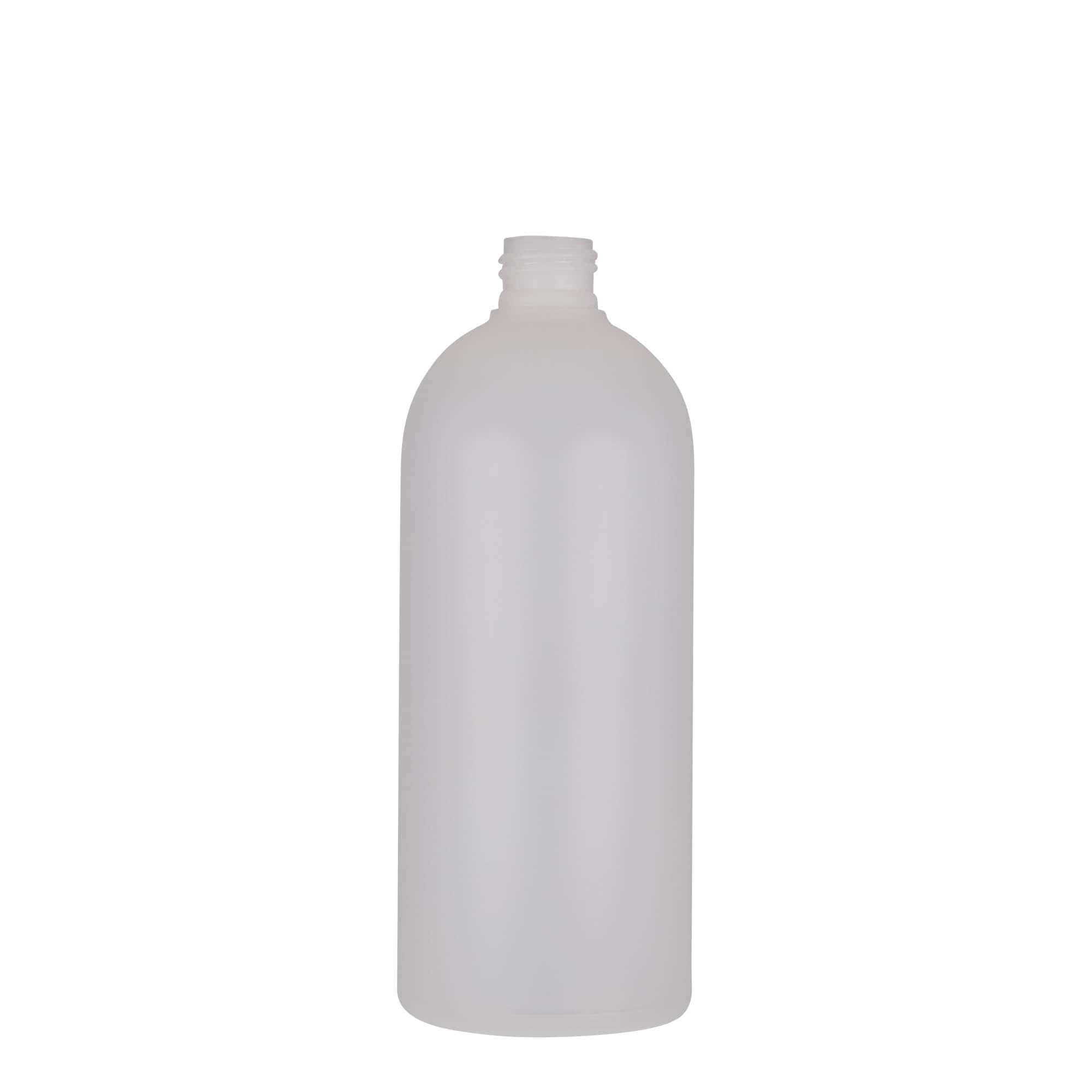 500 ml plastflaska 'Tuffy', HDPE, natur, mynning: GPI 24/410 500 ml plastflaska 'Tuffy', HDPE, natur, mynning: GPI 24/410