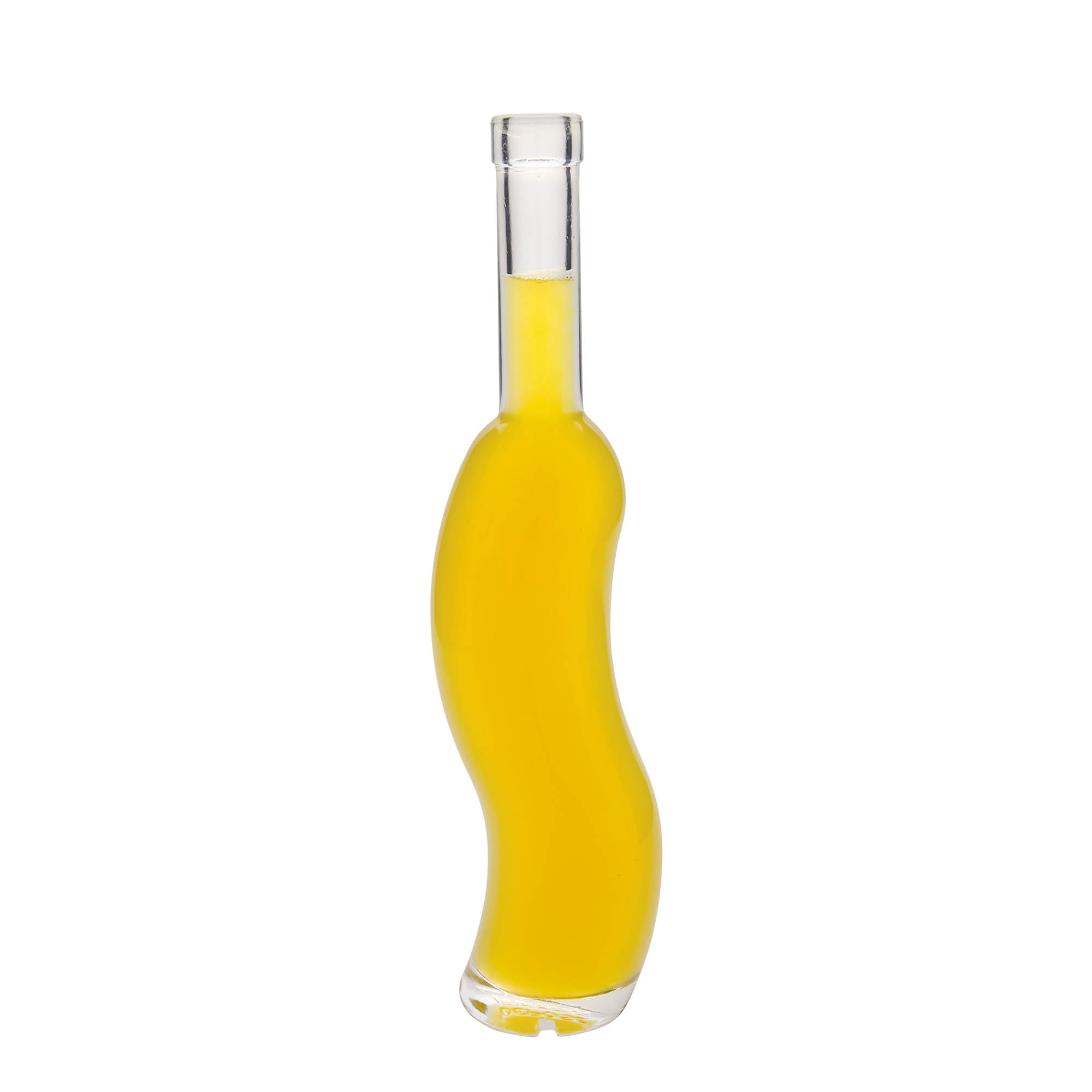 350 ml glasflaska 'La-Ola', halvrund, öppning: kork