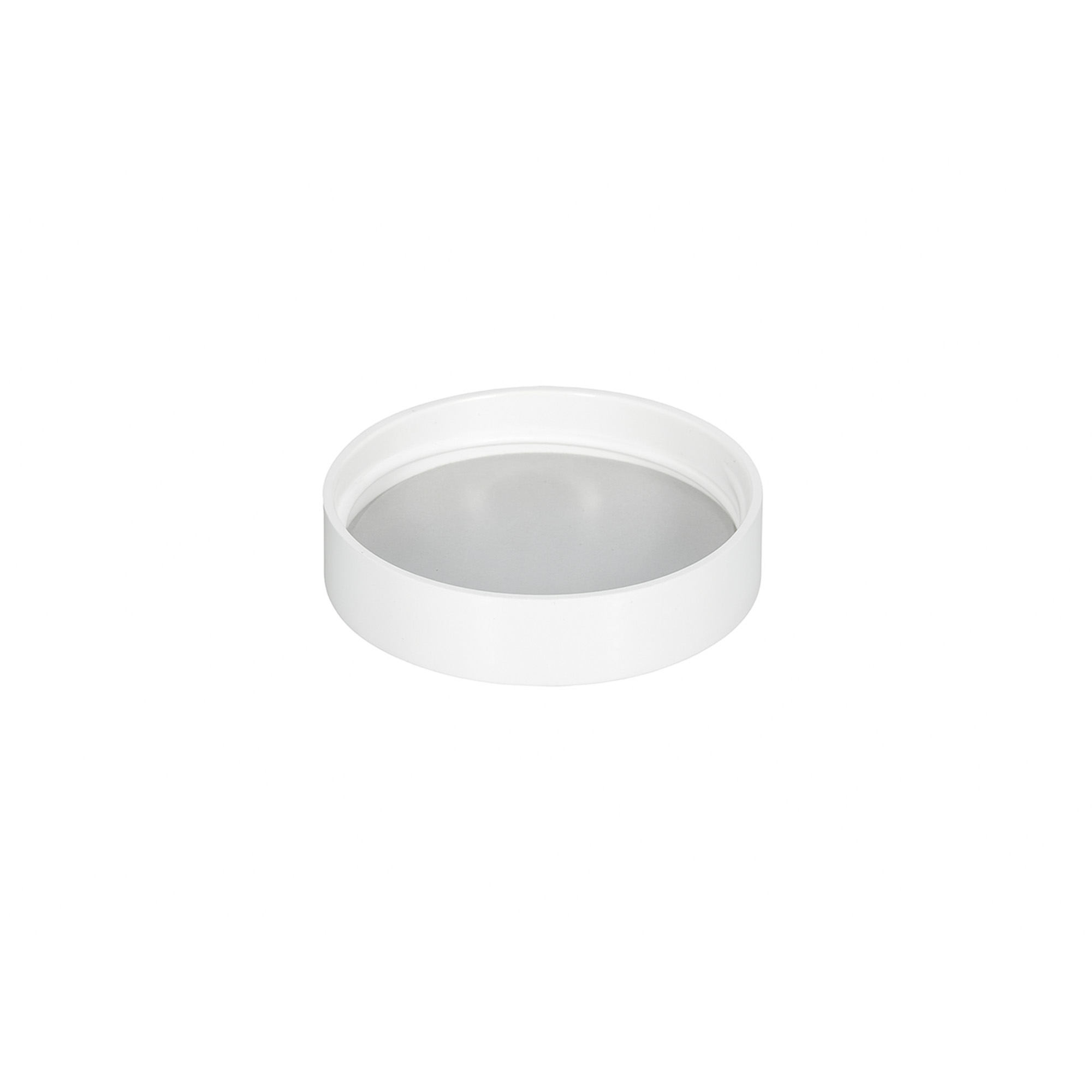 Skruvlock för 60 ml 'Brown Line', PP, vitt