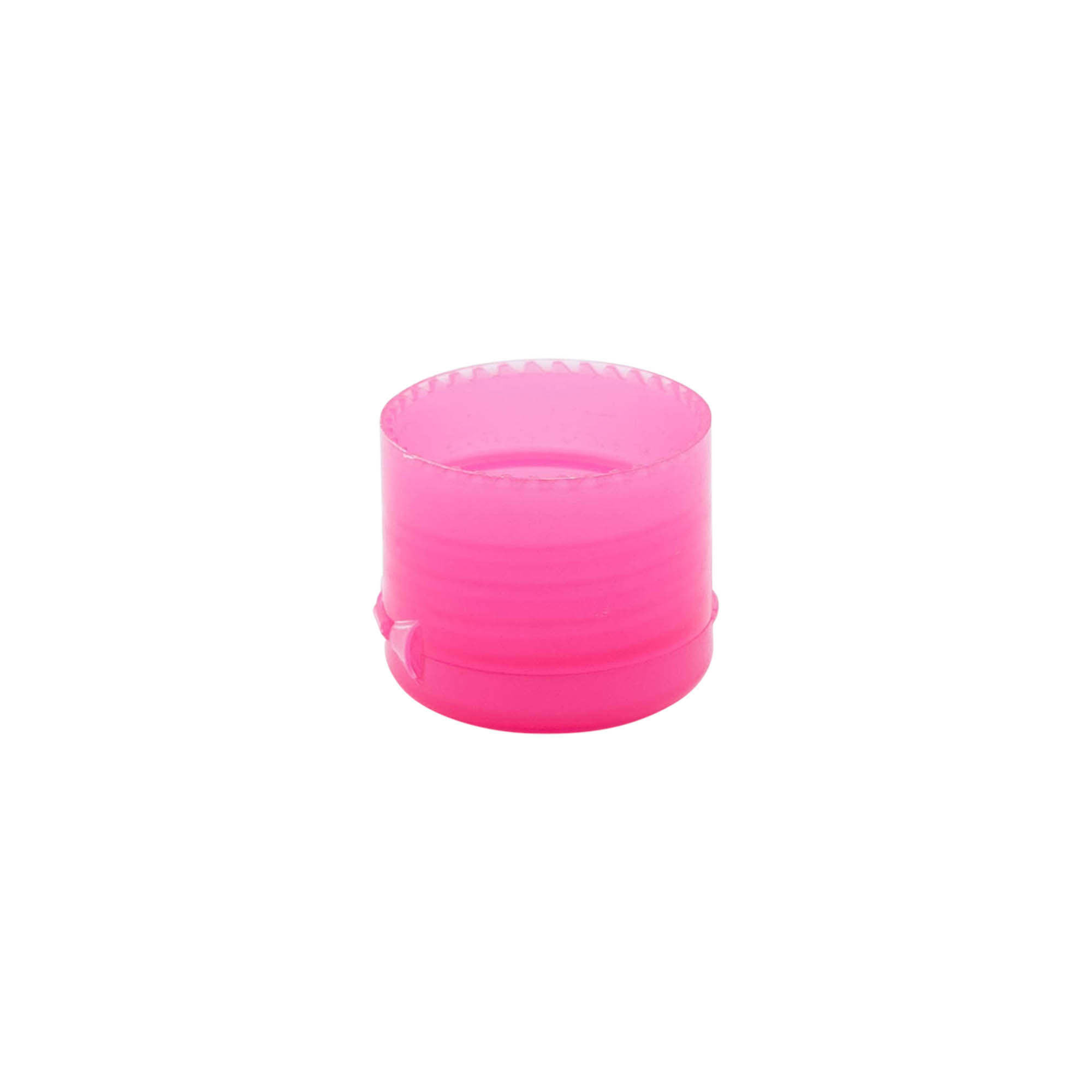 Skruvlock med gångjärn, PP-plast, rosa, för öppning: 24/410