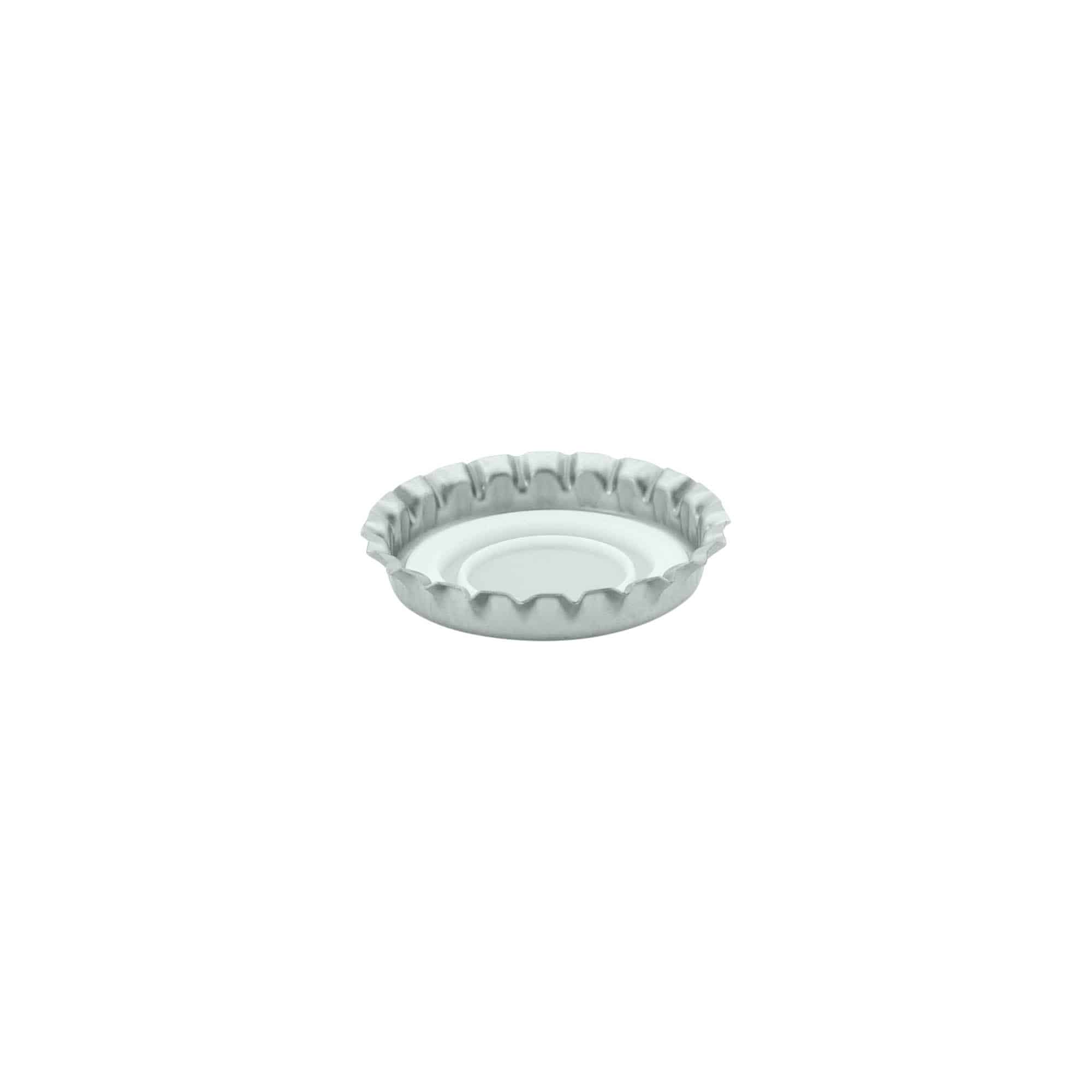 Kronkapsyl 29 mm, metall, silver