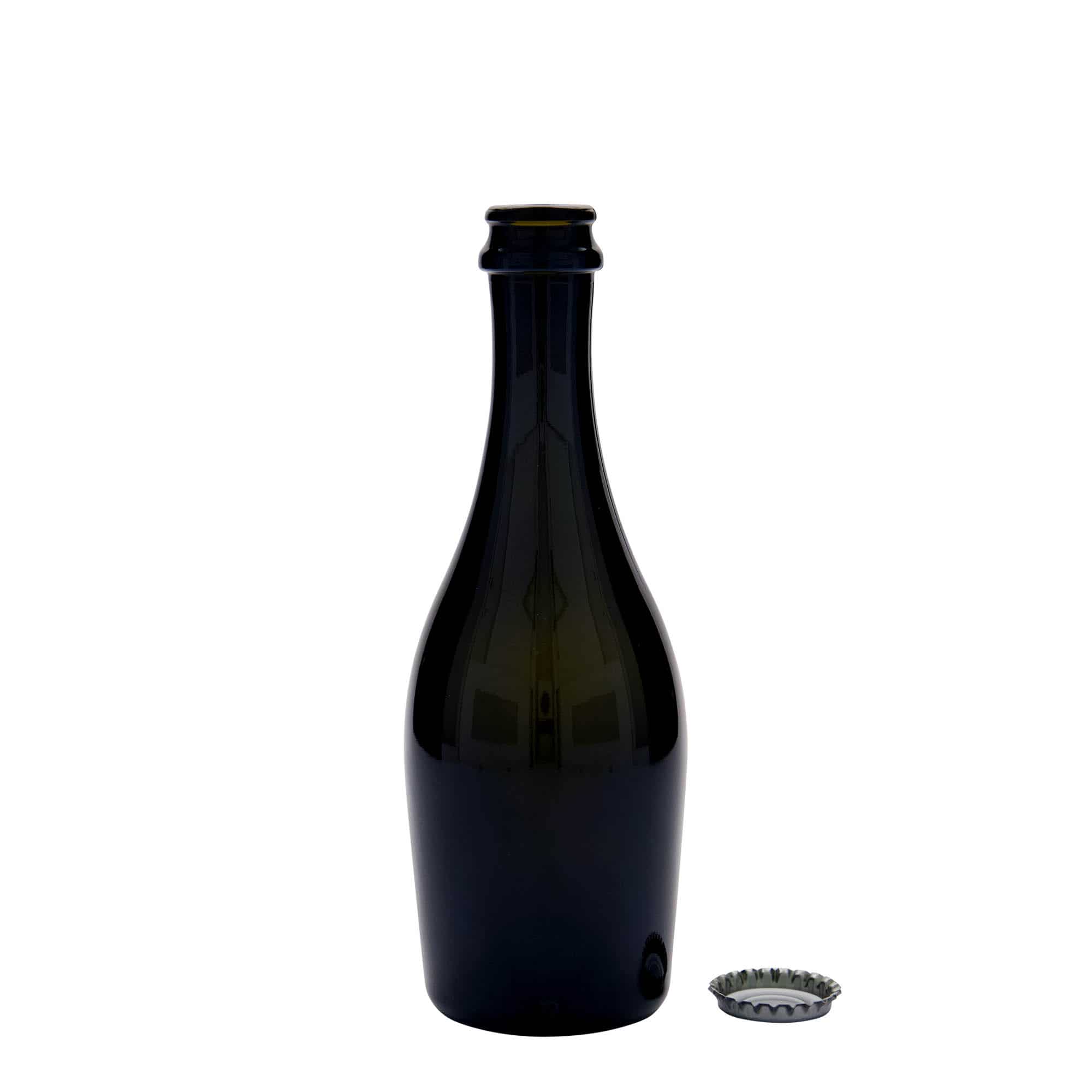 330 ml champagneflaska 'Carmen', glas, antikgrön, mynning: kronkapsyl 330 ml champagneflaska 'Carmen', glas, antikgrön, mynning: kronkapsyl