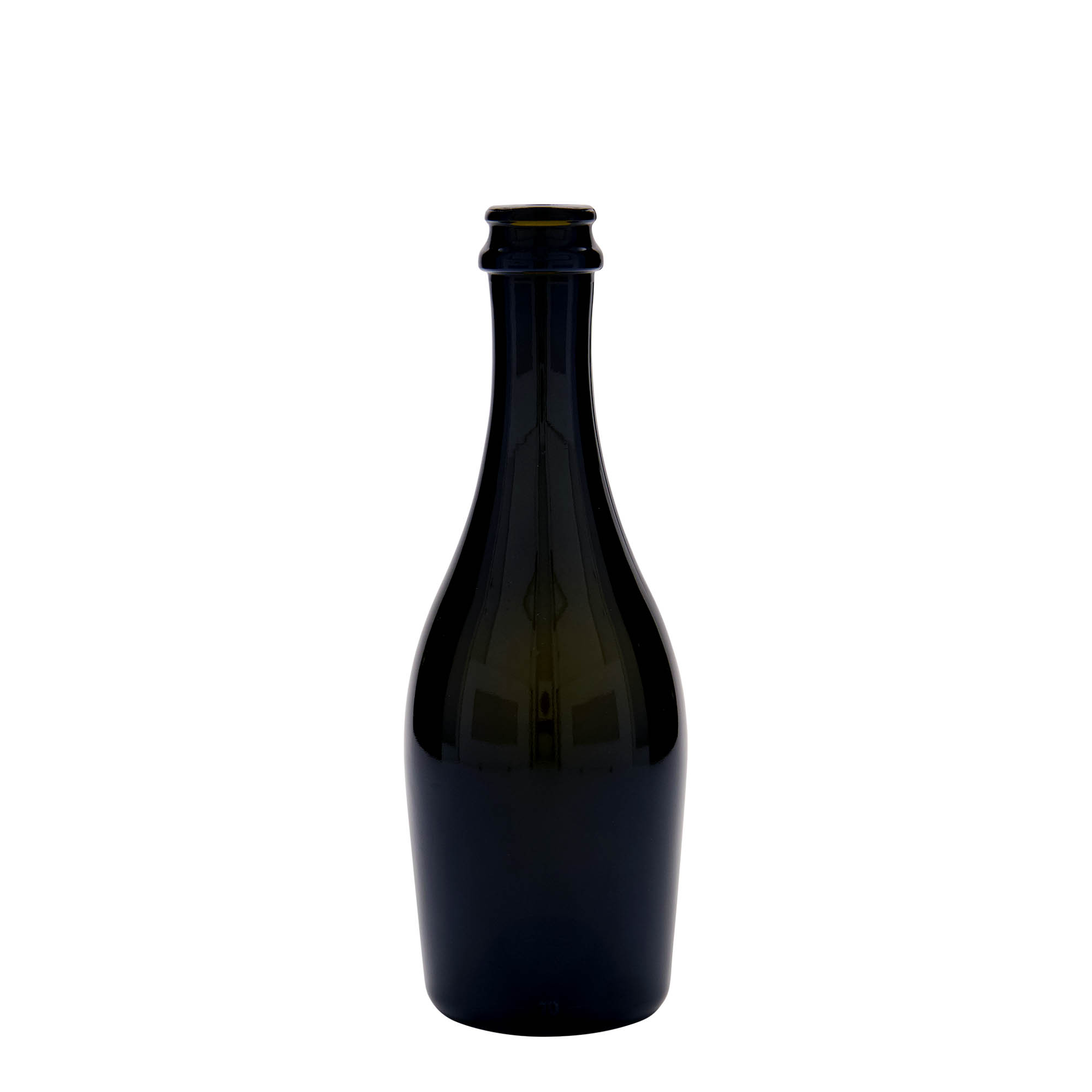 330 ml sektflaska 'Carmen', glas, antikgrön, mynning: kronkapsyl
