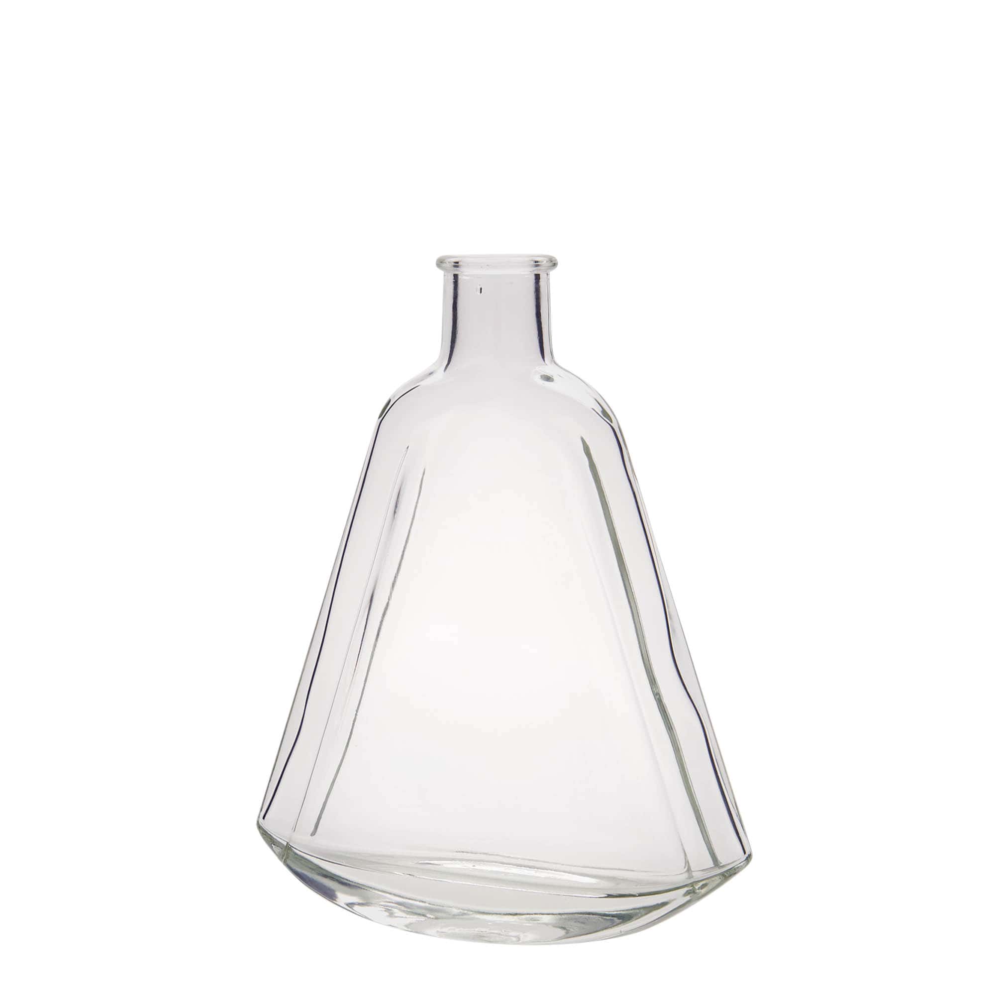 200 ml glasflaska 'Maurizio', oval, öppning: kork