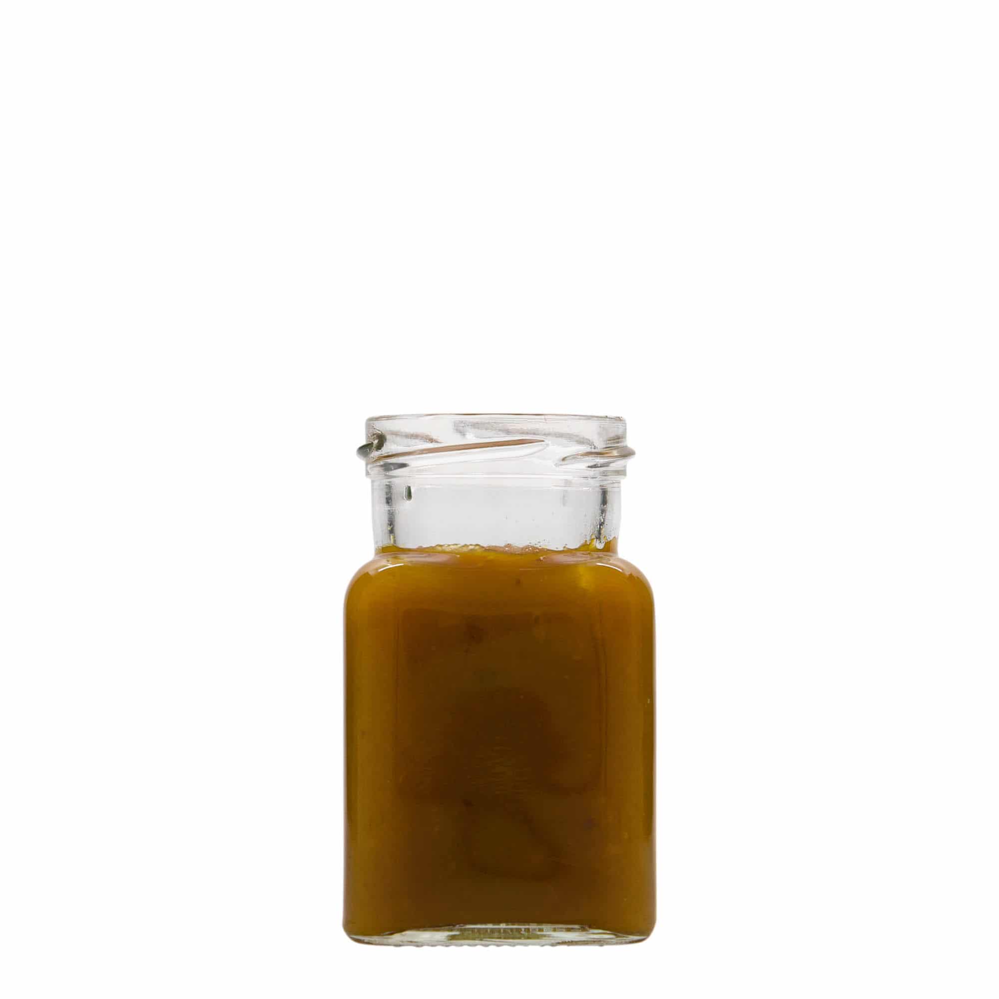 150 ml fyrkantig burk, mynning: twist off (TO 53)