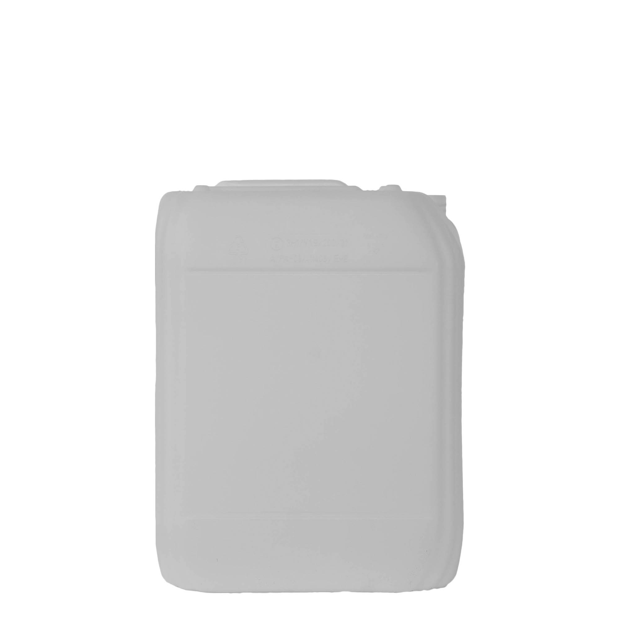 20 l dunk, rektangulär, HDPE-plast, natur, öppning: ND 60 20 l dunk, rektangulär, HDPE-plast, natur, öppning: ND 60
