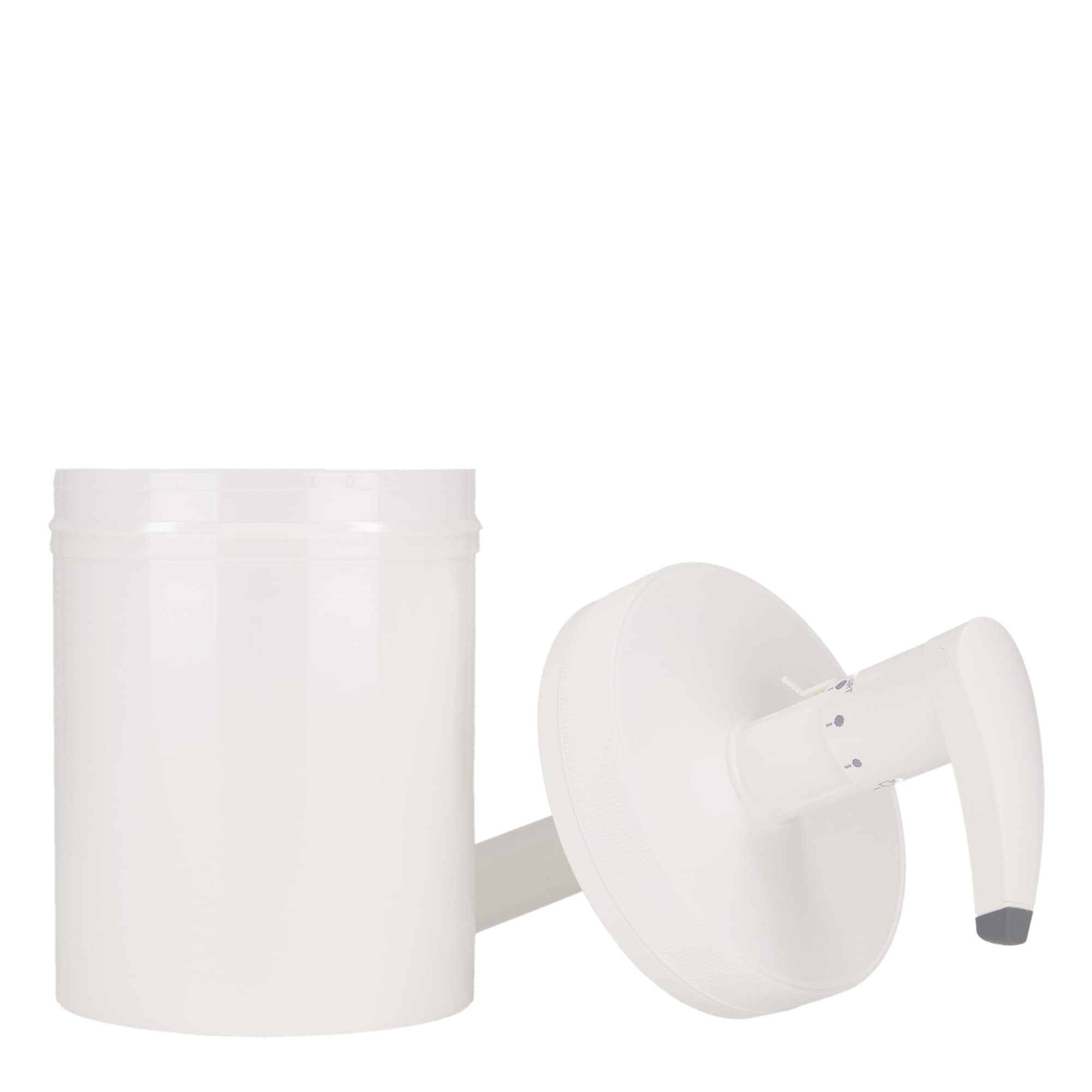 1.240 ml dispenserflaska 'Securibox', PP-plast, vit, öppning: skruvlock