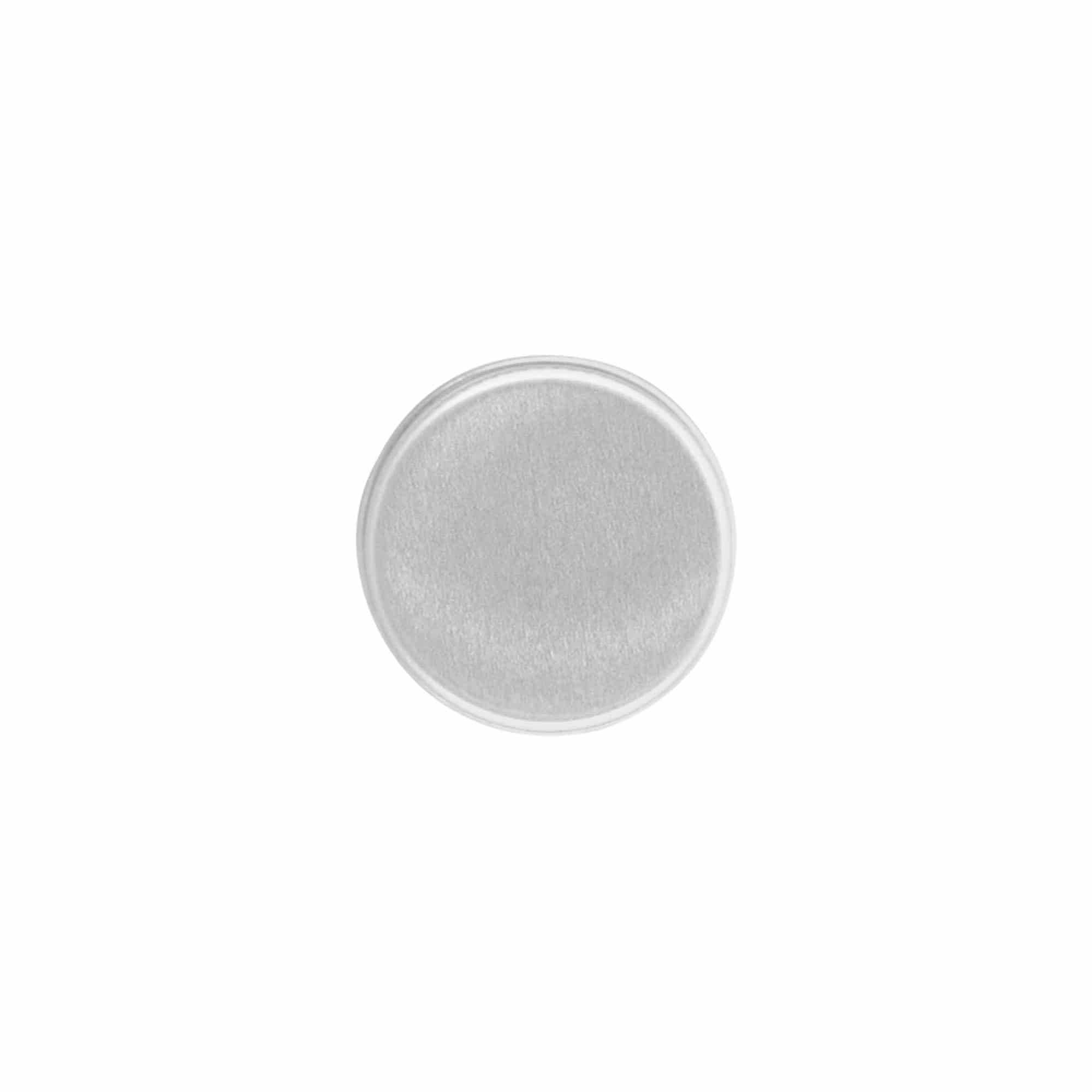 Skruvkapsel, metall, silver, för mynning: 28/410