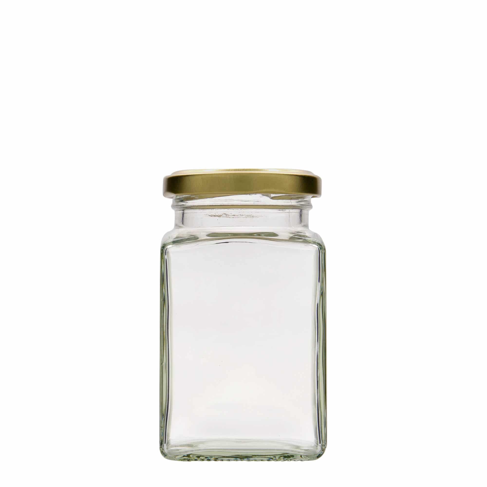 260 ml fyrkantig burk, mynning: twist off (TO 58)