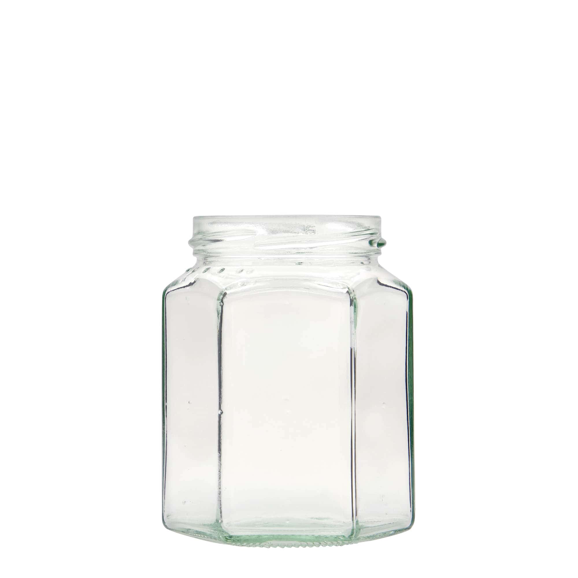 288 ml sexkantigt glas, öppning: Twist-Off (TO 63)