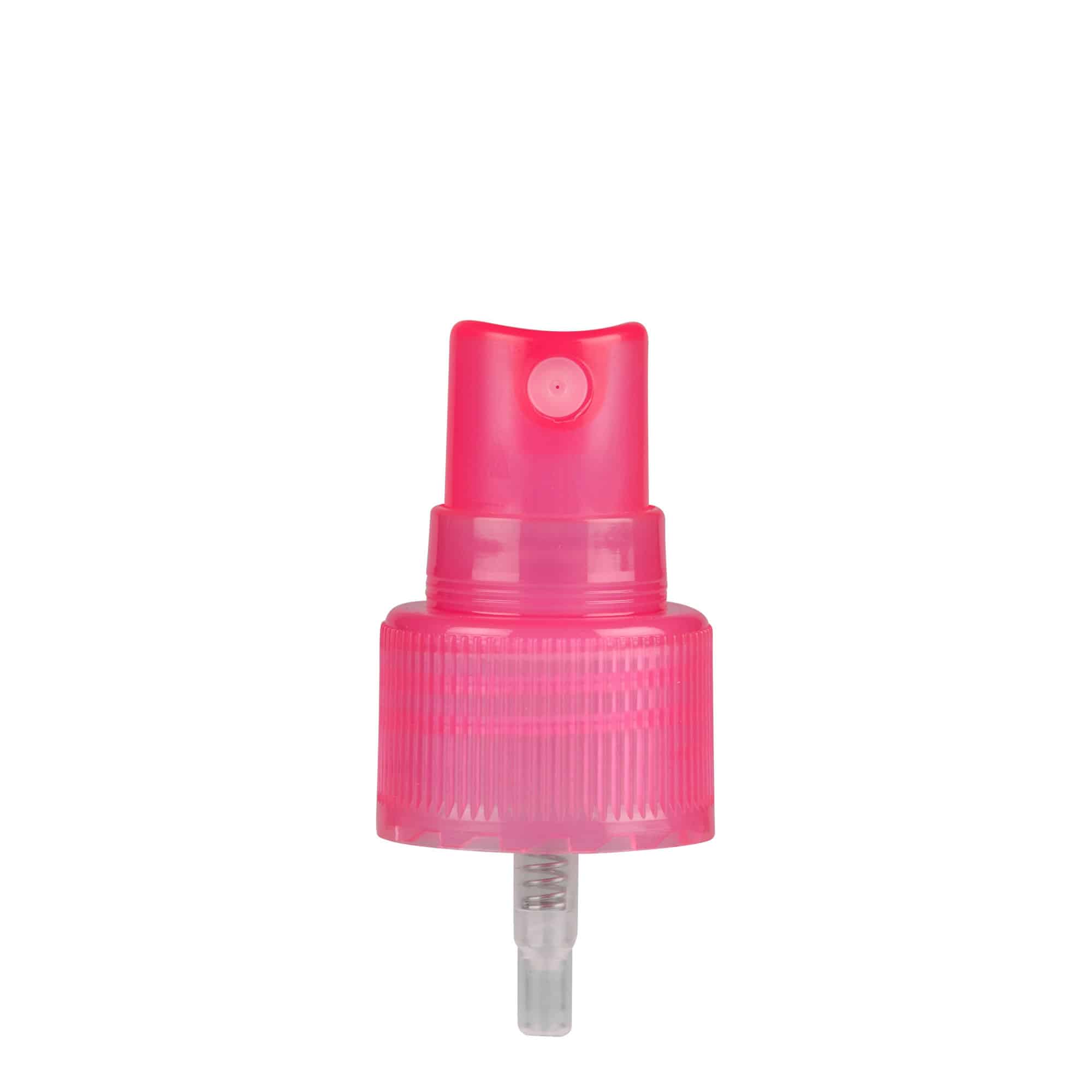 Skruvlock sprayfördelare, PP-plast, rosa, för mynning: 24/410