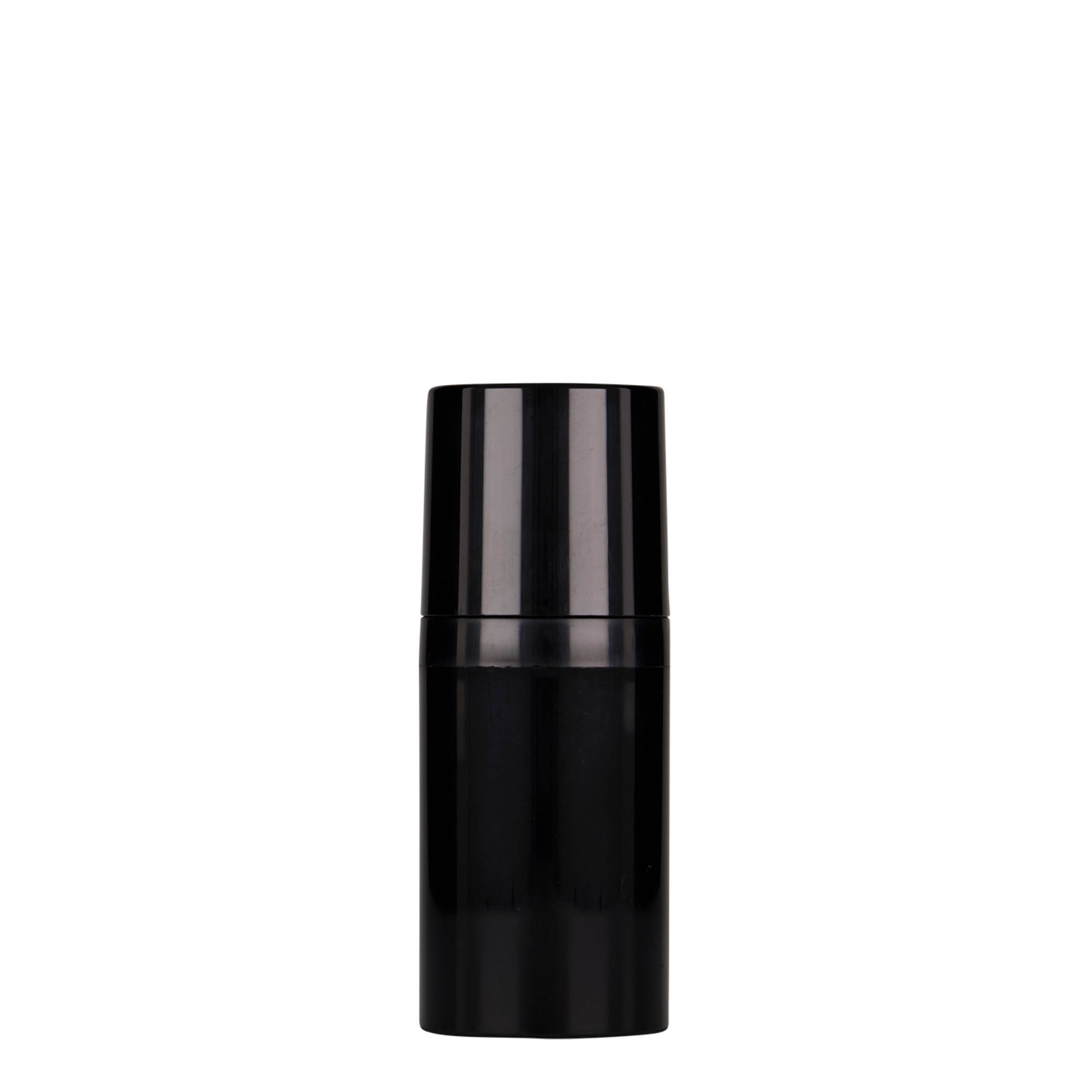 30 ml luftfri dispenser 'Mezzo', PP-plast, svart 30 ml luftfri dispenser 'Mezzo', PP-plast, svart