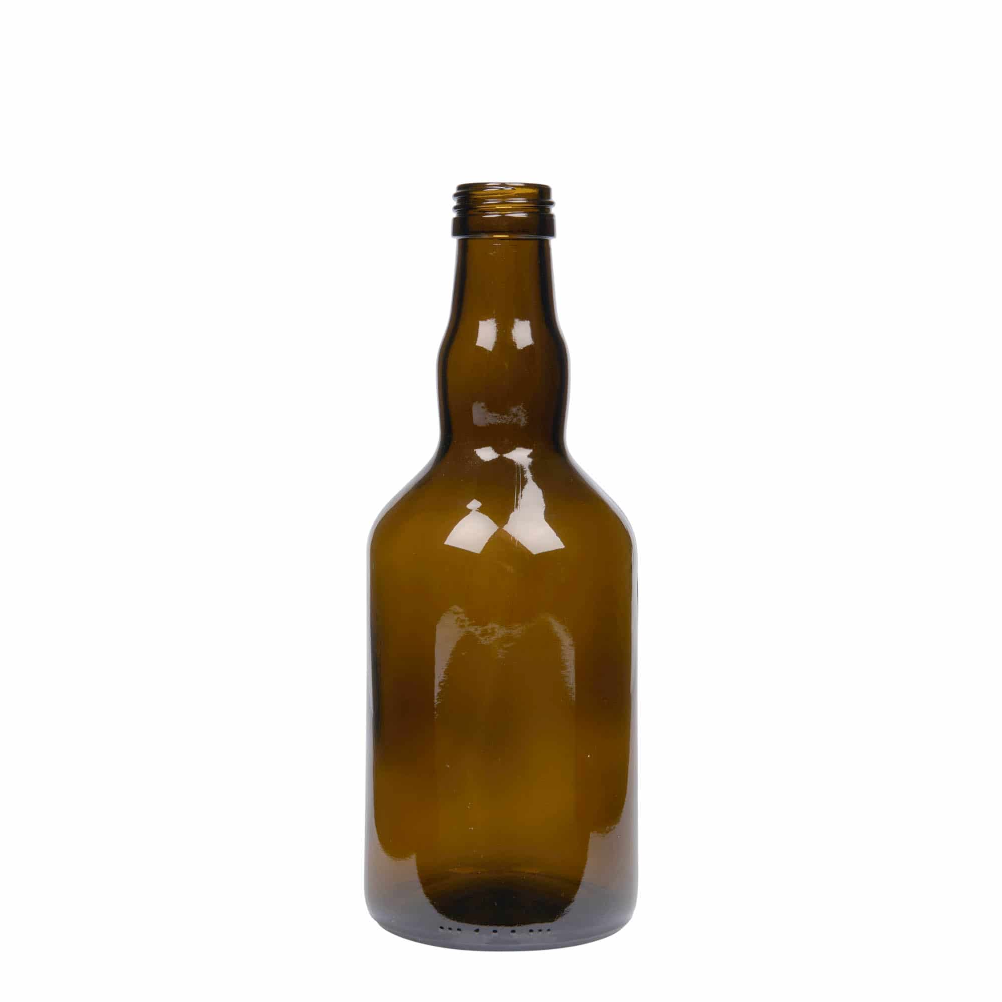 500 ml glasflaska 'Olona', antikgrön, mynning: PP 31,5 500 ml glasflaska 'Olona', antikgrön, mynning: PP 31,5