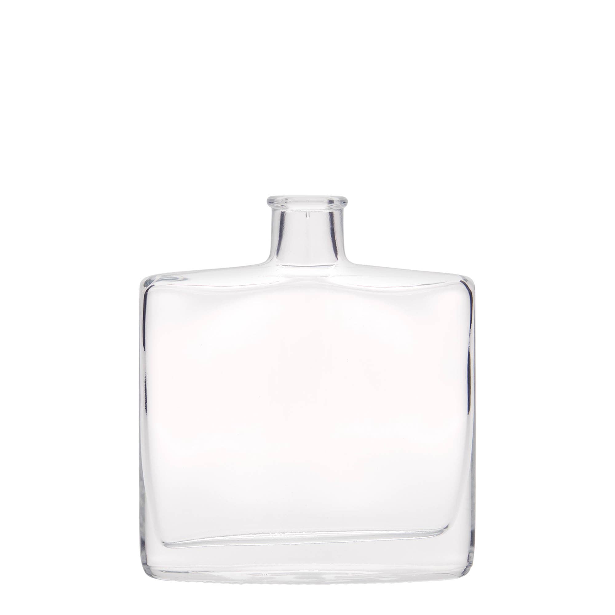 200 ml glasflaska 'Zorbas', oval, öppning: kork