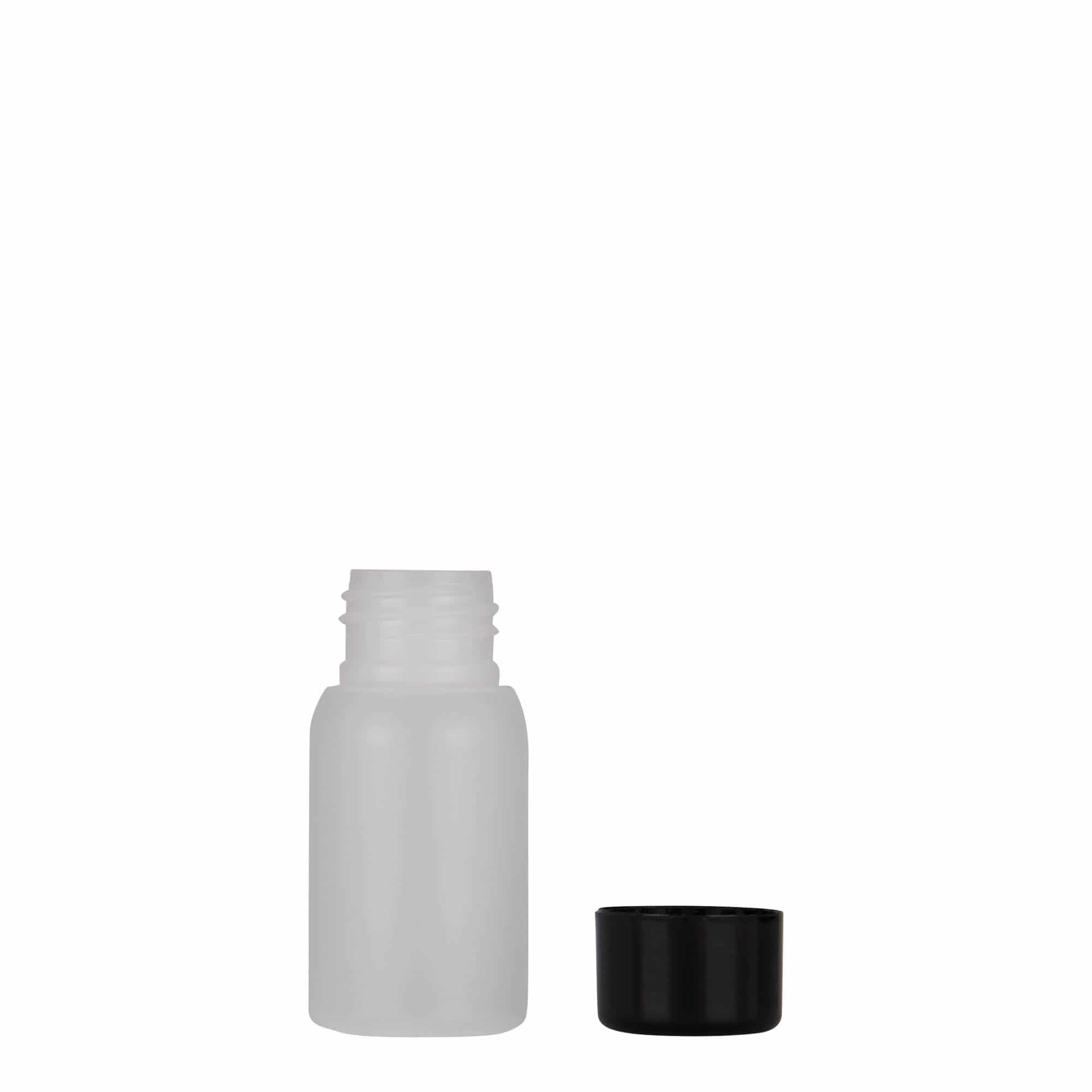 30 ml plastflaska 'Tuffy', HDPE, natur, mynning: 24/410