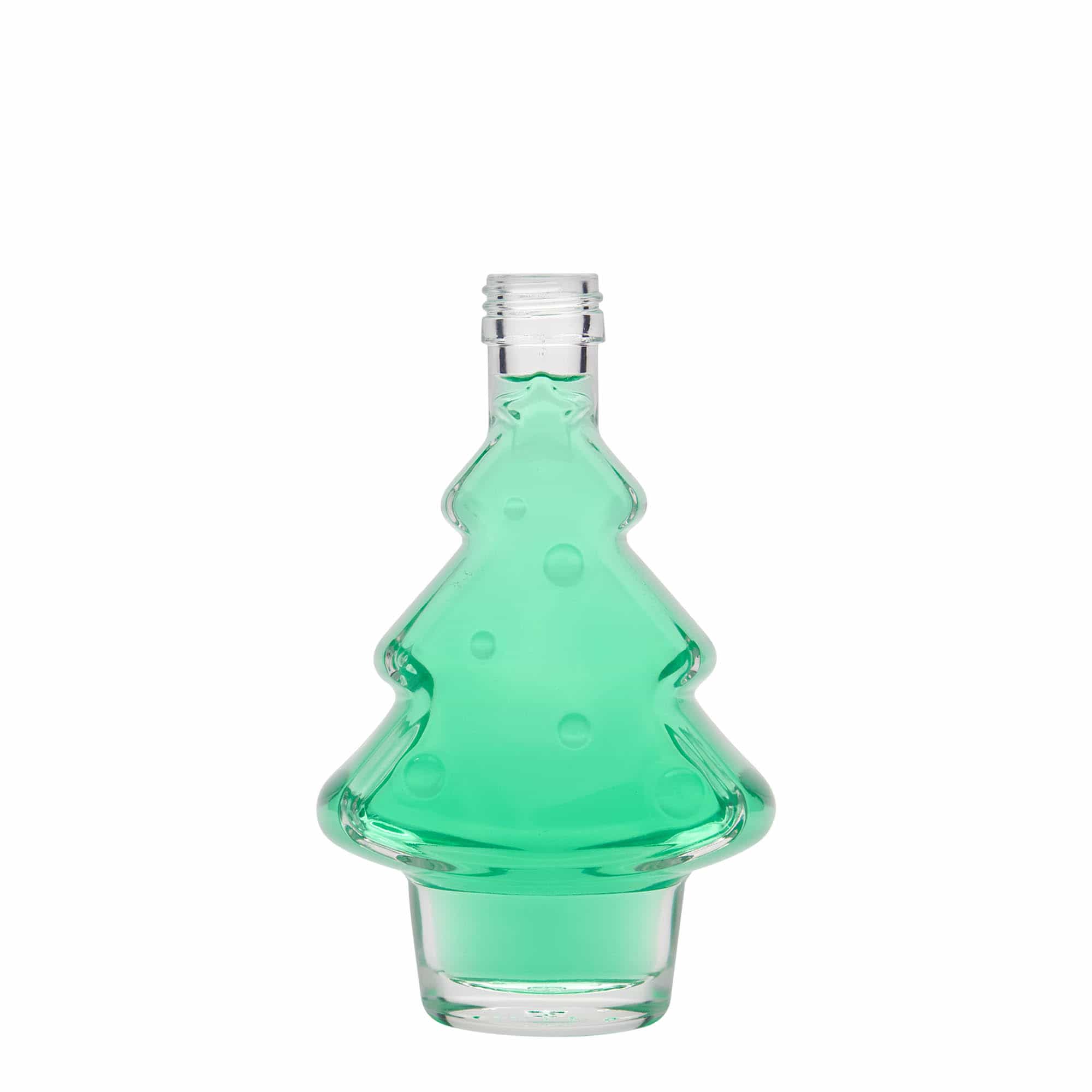200 ml glasflaska 'Tannenbaum', mynning: PP 28