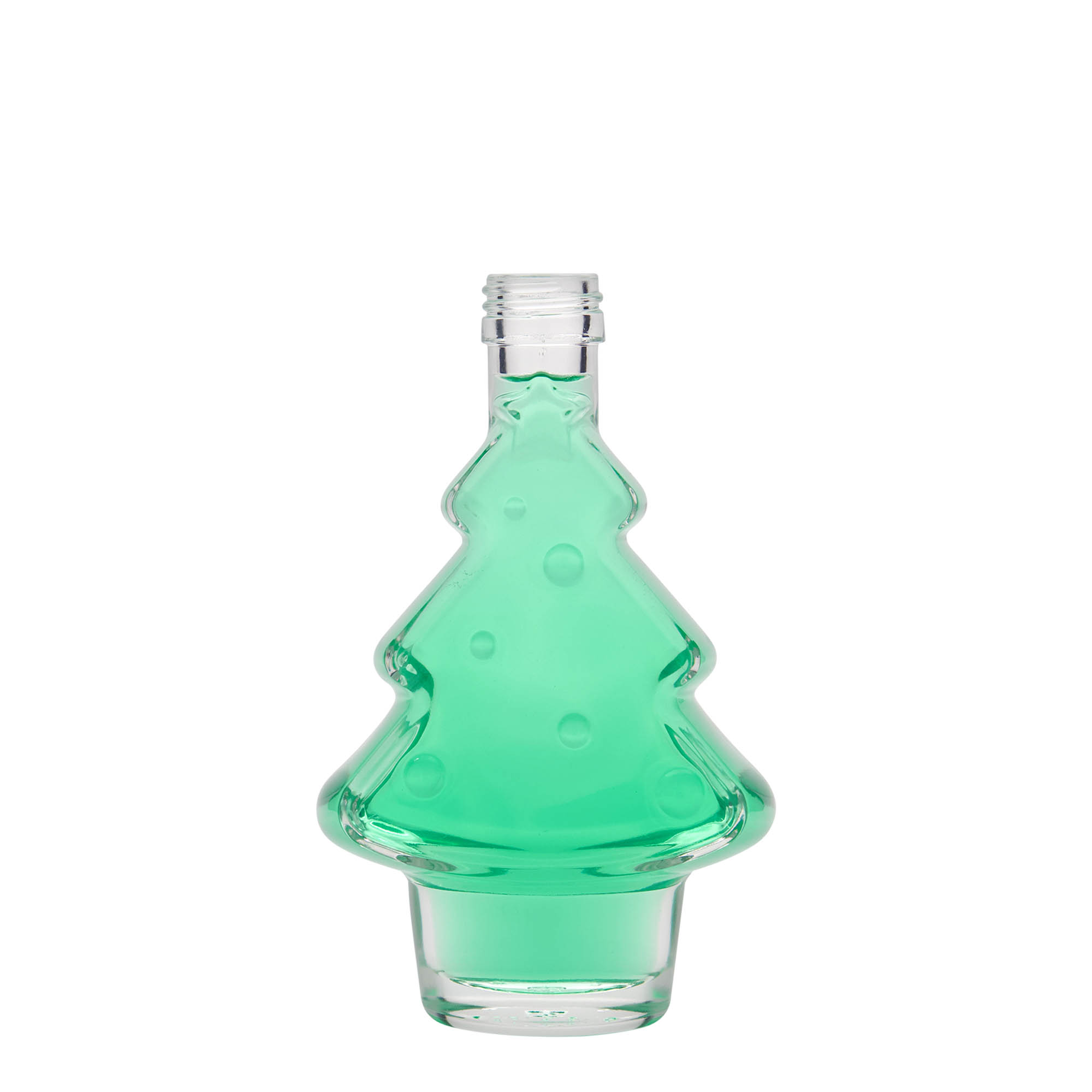 200 ml glasflaska 'Tannenbaum', mynning: PP 28
