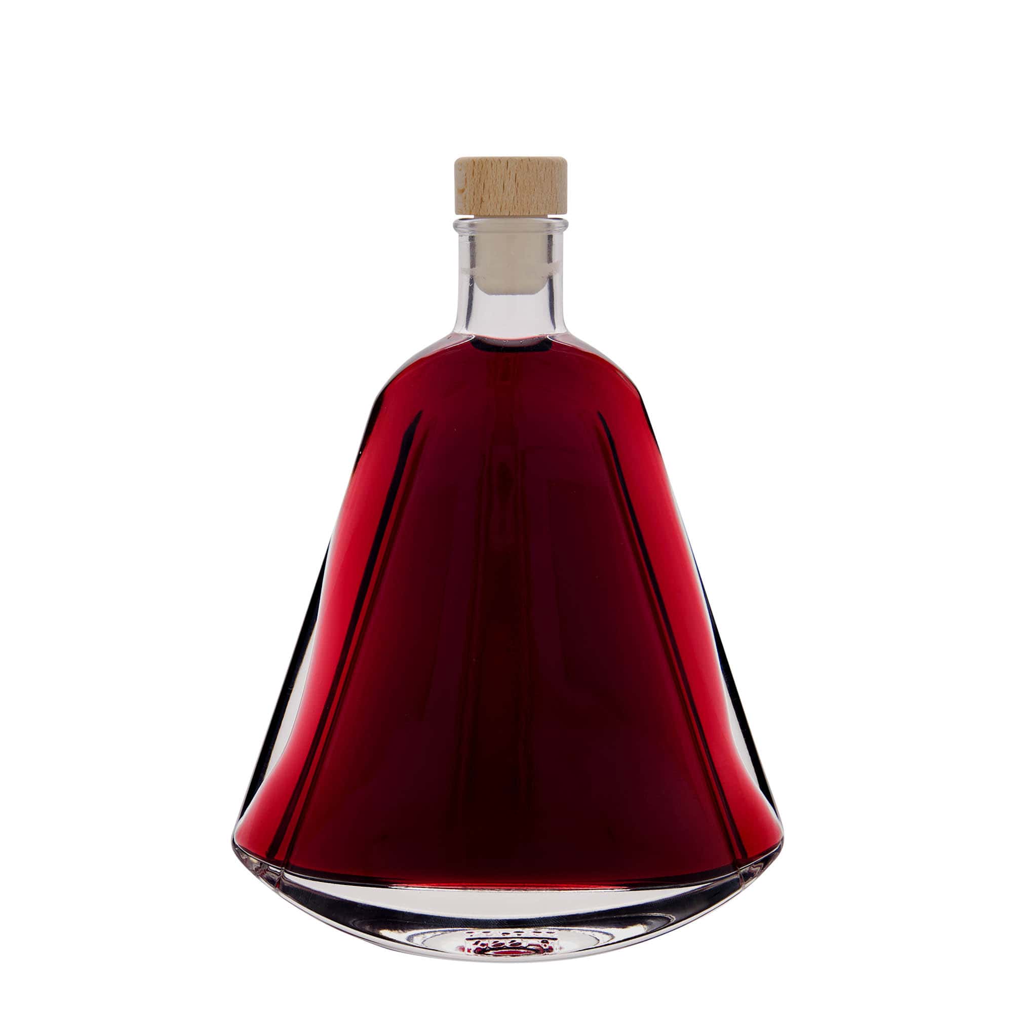 350 ml glasflaska 'Maurizio', oval, mynning: kork