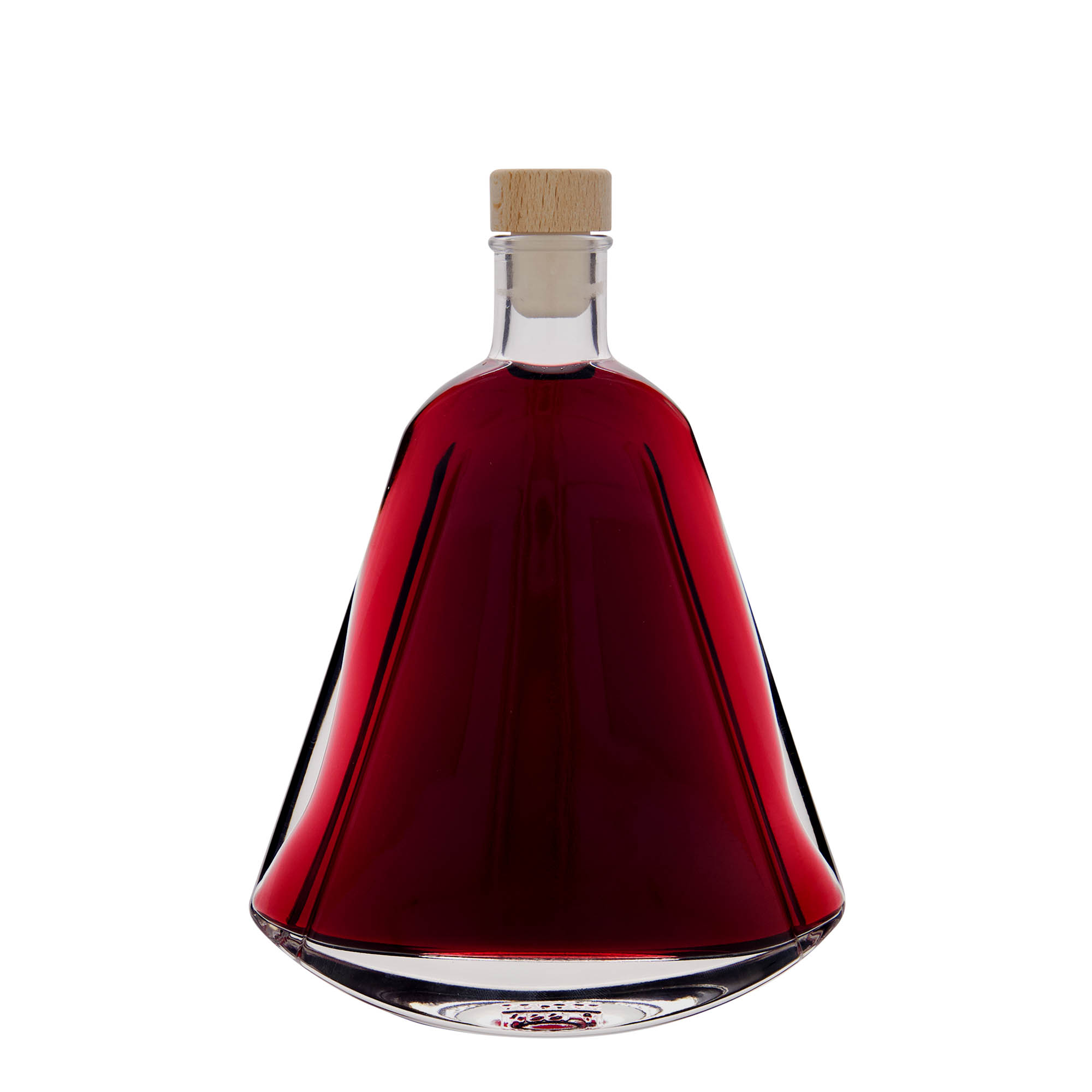 350 ml glasflaska 'Maurizio', oval, öppning: kork