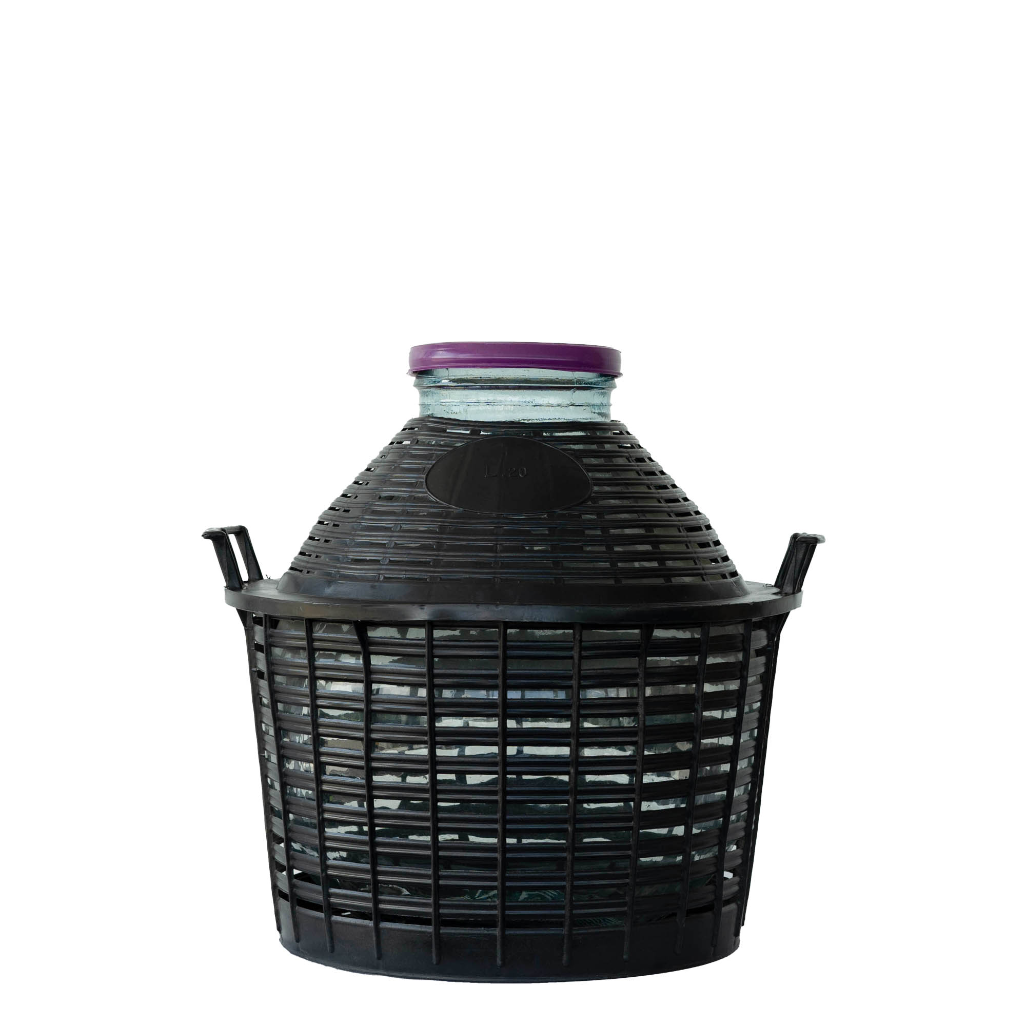 20 l ballongflaska med vid hals, glas, öppning: skruvlock 20 l ballongflaska med vid hals, glas, öppning: skruvlock