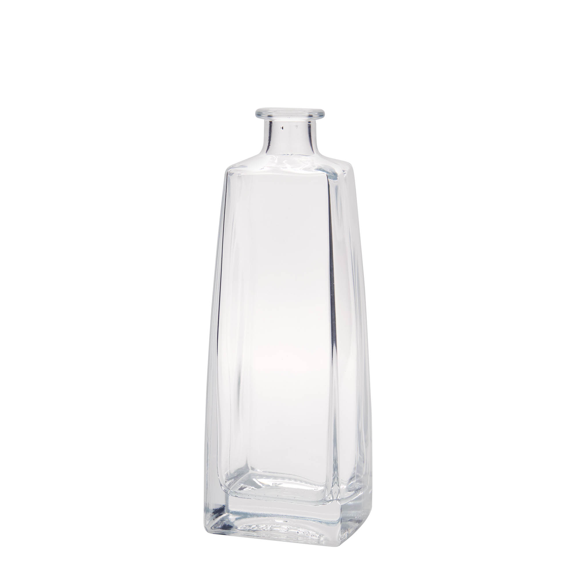 500 ml glasflaska 'Timmy', rektangulär, mynning: kork