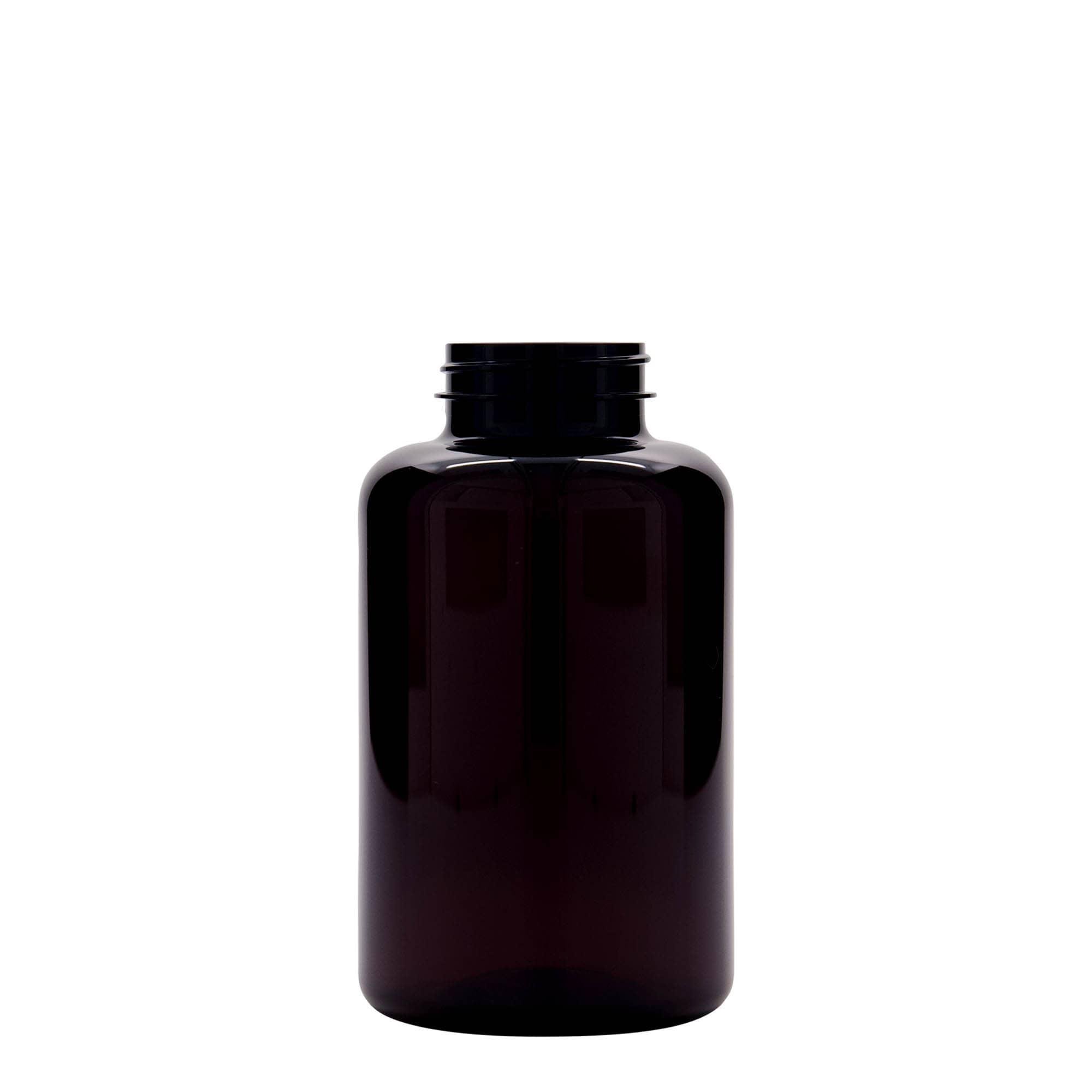 500 ml PET-packer, plast, brun, mynning: 45/400 500 ml PET-packer, plast, brun, mynning: 45/400