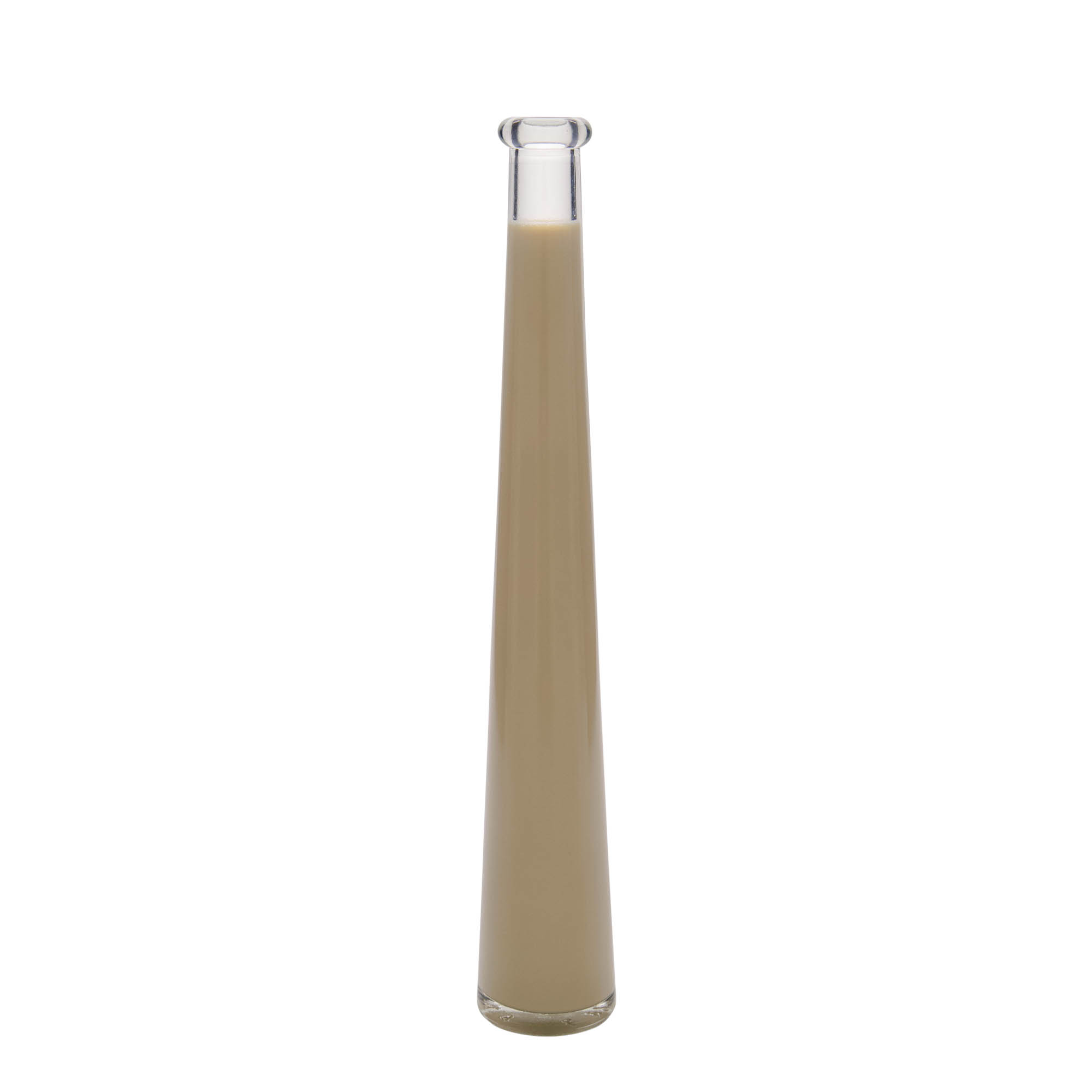 200 ml glasflaska 'Dama Rondo', mynning: kork