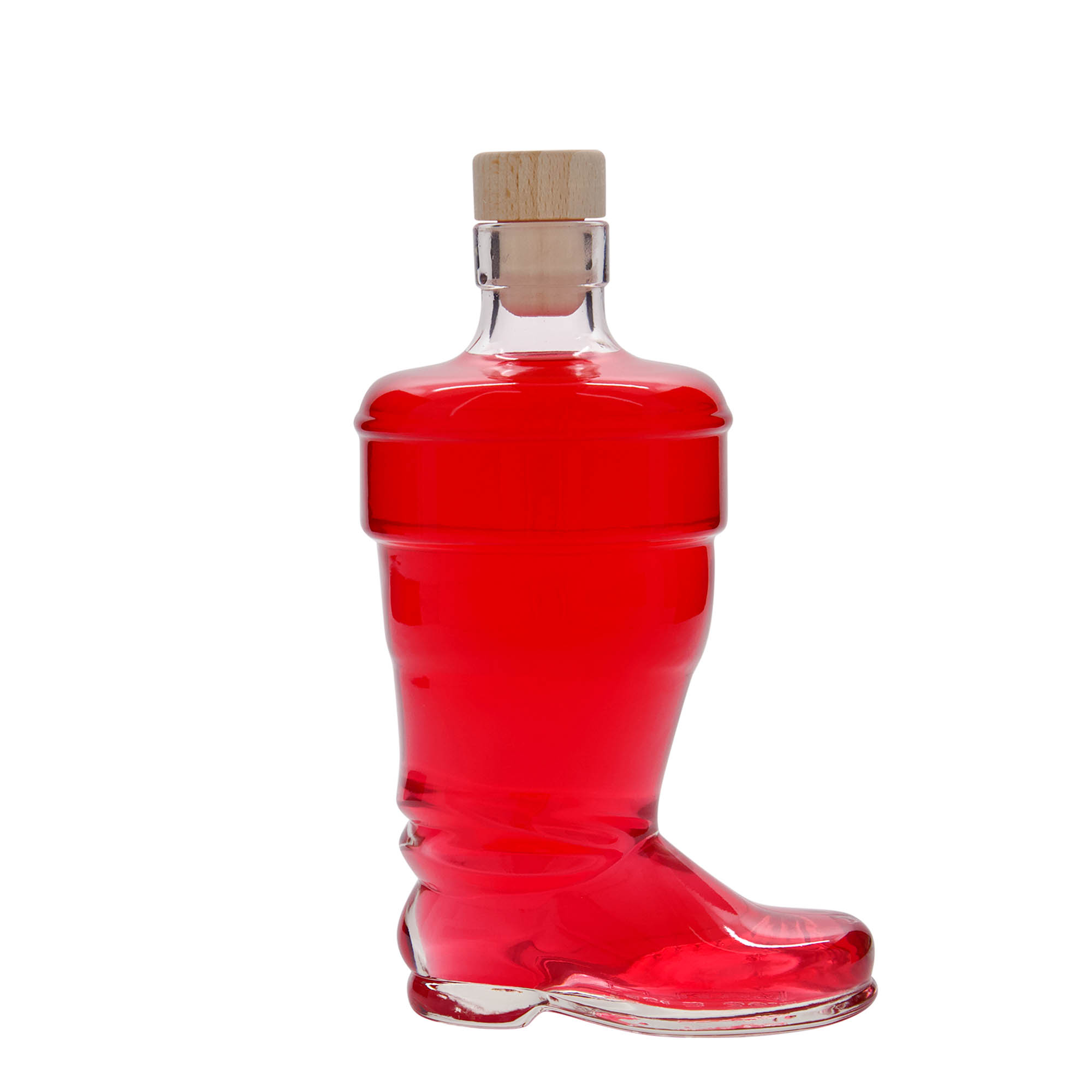 350 ml glasflaska 'Stövel', öppning: kork
