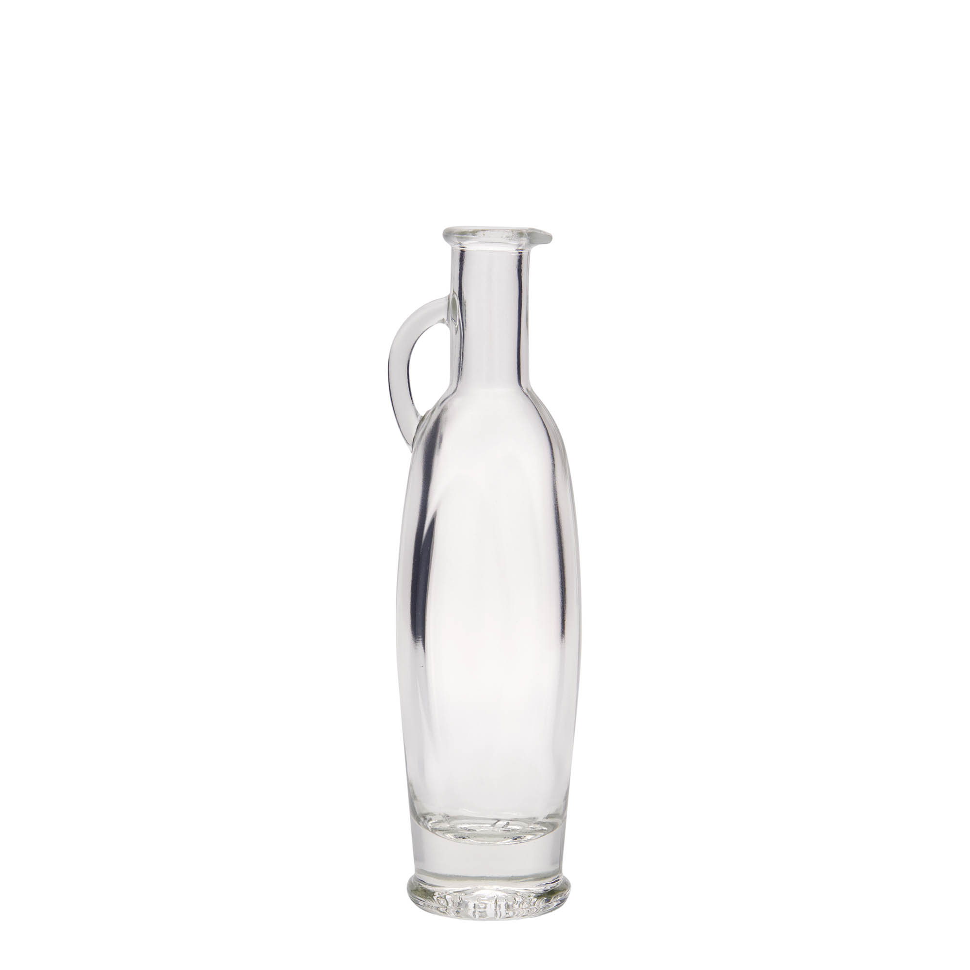 100 ml glasflaska 'Eleganta', oval, mynning: kork