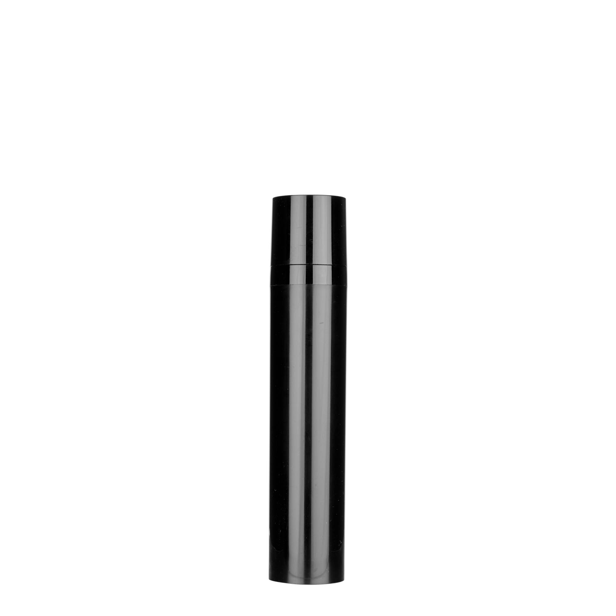 50 ml Airless-dispenser 'Micro', PP-plast, svart