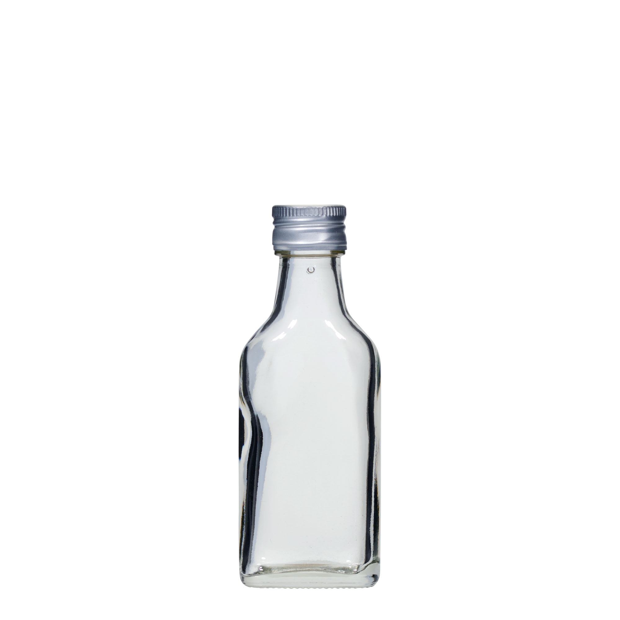 40 ml fickflaska, rektangulär, öppning: PP 22 40 ml fickflaska, rektangulär, öppning: PP 22