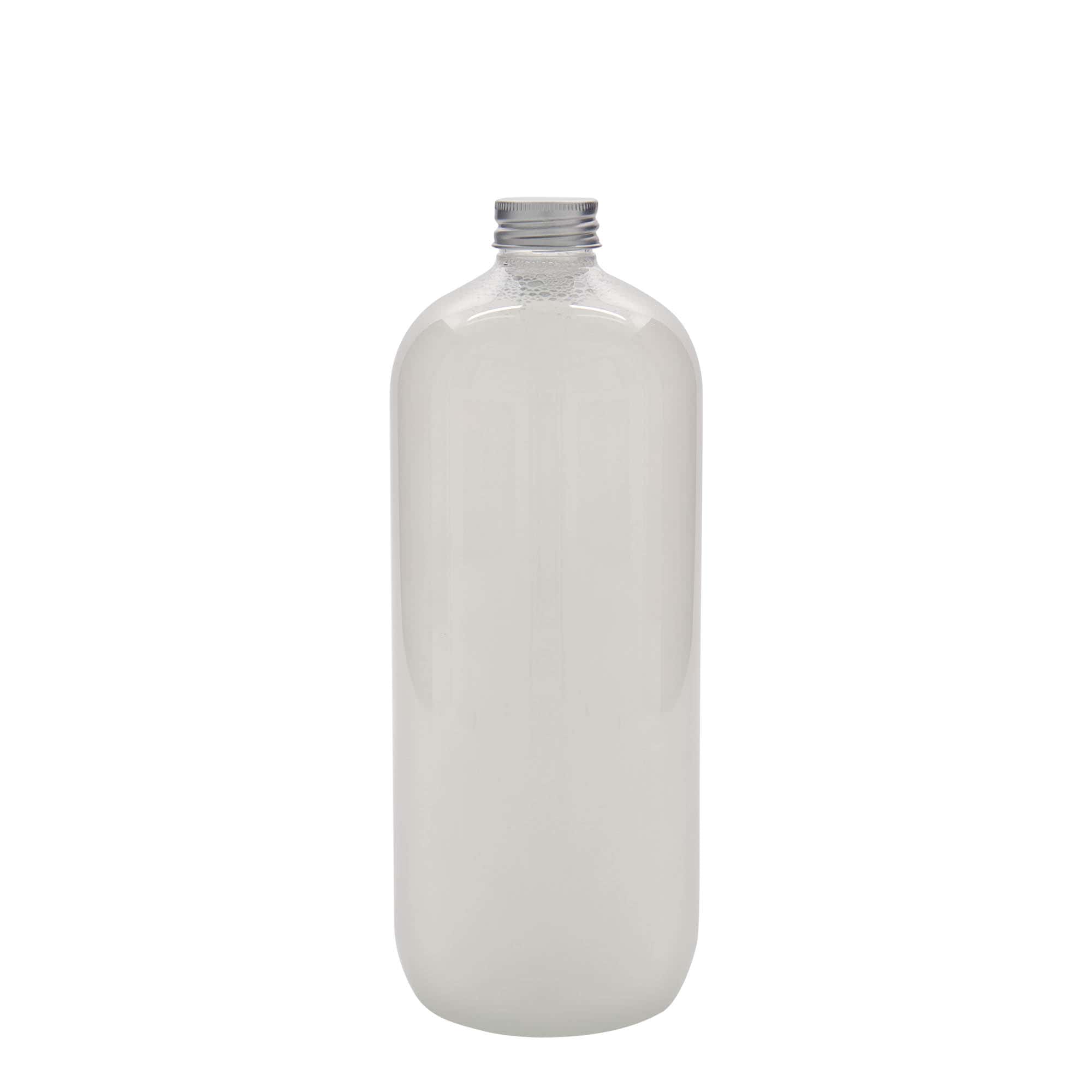 1.000 ml PET-flaska 'Boston', plast, öppning: 28/410
