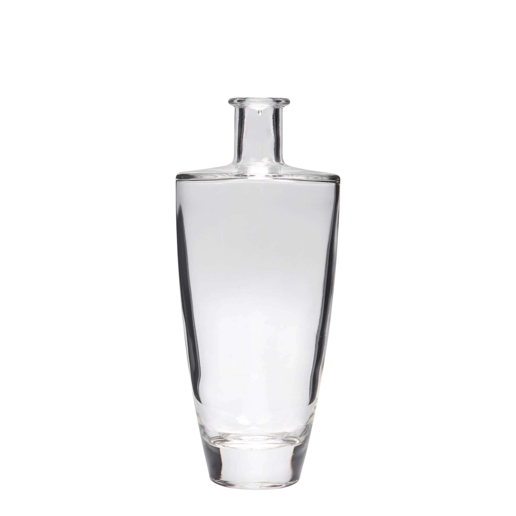 500 ml glasflaska 'Vanessa', oval, mynning: kork