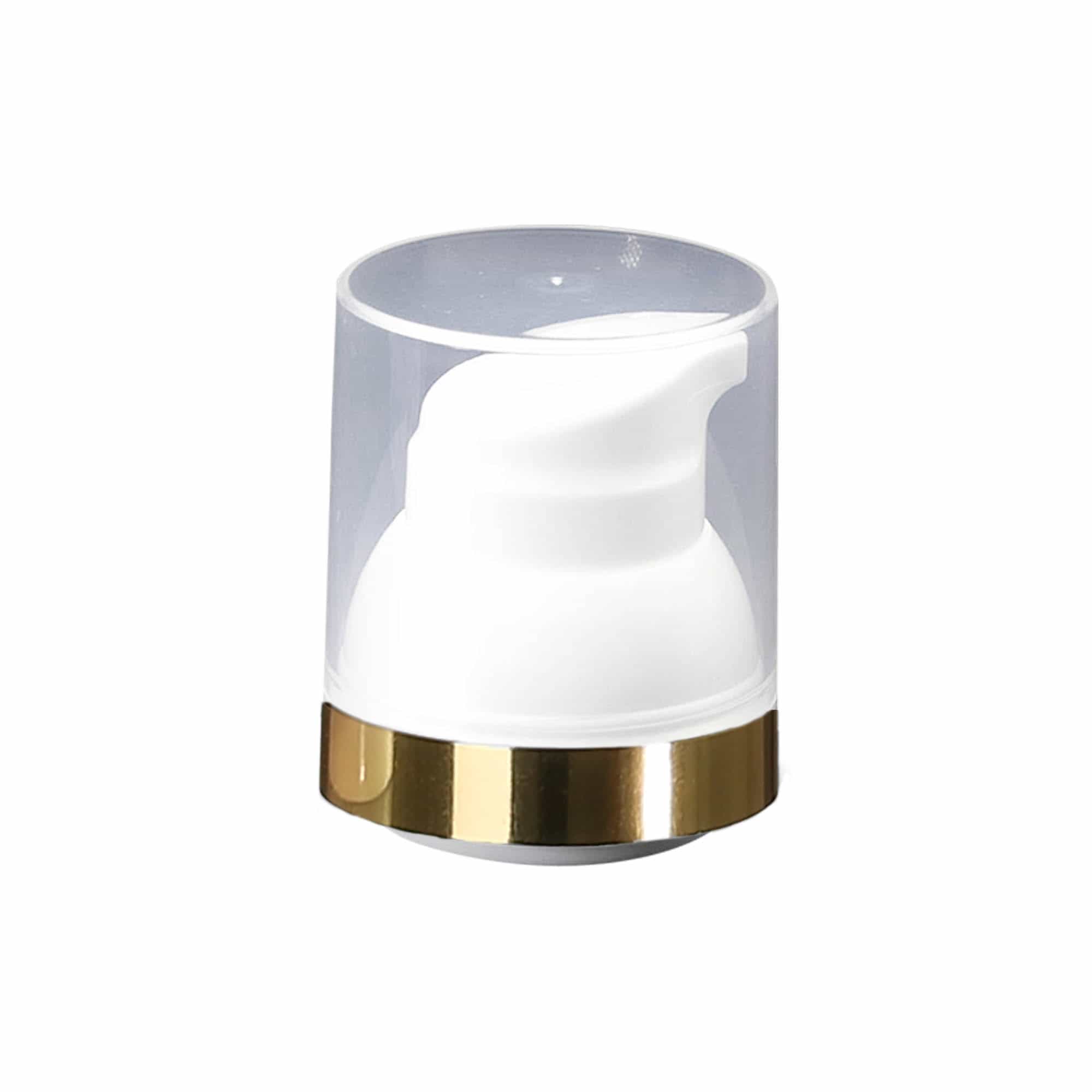 Airless-dispenserpumphuvud 'Mezzo', PP-plast, vit Airless-dispenserpumphuvud 'Mezzo', PP-plast, vit
