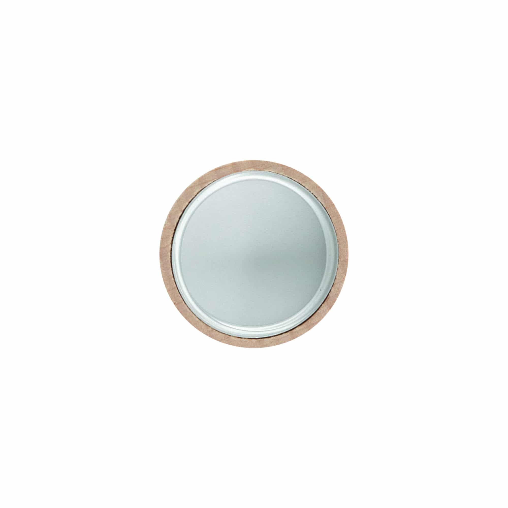 Skruvlock, trä, beige, för mynning: GPI 28/400 Skruvlock, trä, beige, för mynning: GPI 28/400