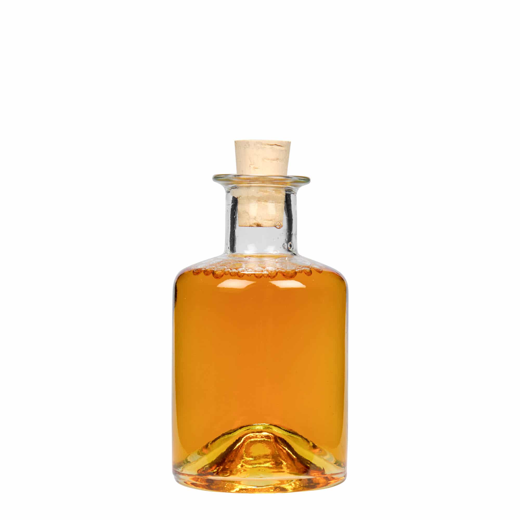 200 ml apoteksglasflaska, mynning: kork