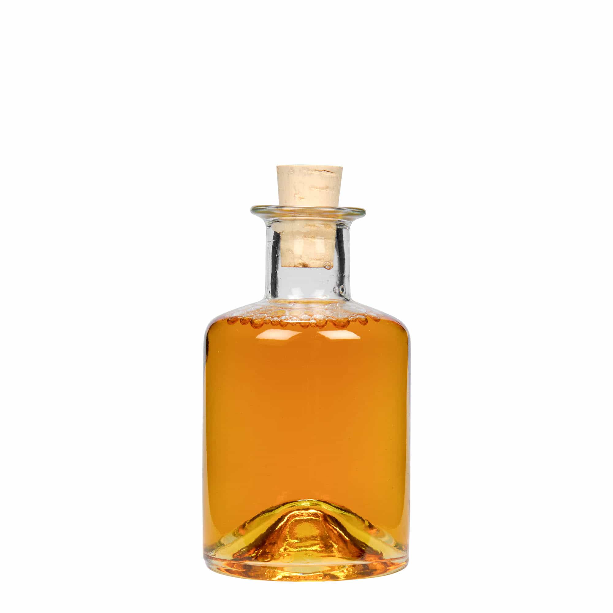 200 ml glasflaska apotekare, mynning: kork