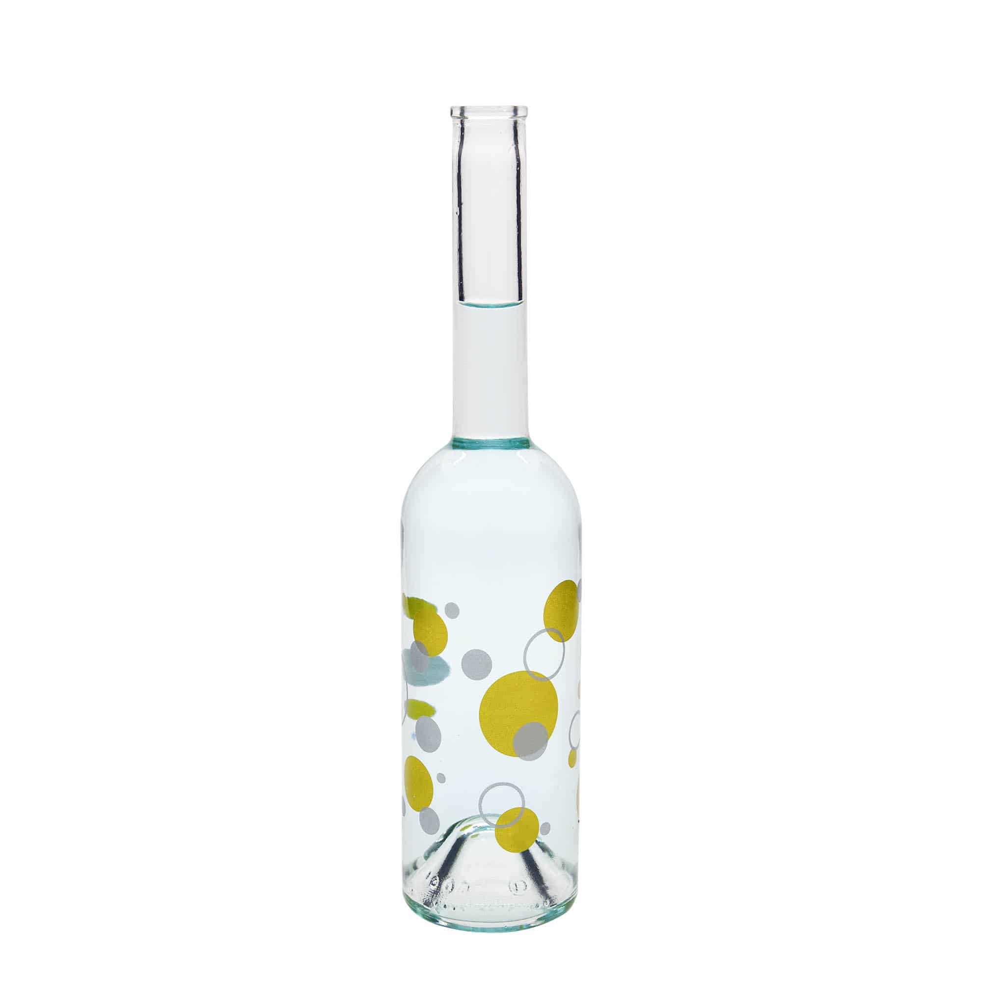 500 ml glasflaska 'Opera', motiv: Prickar, mynning: kork