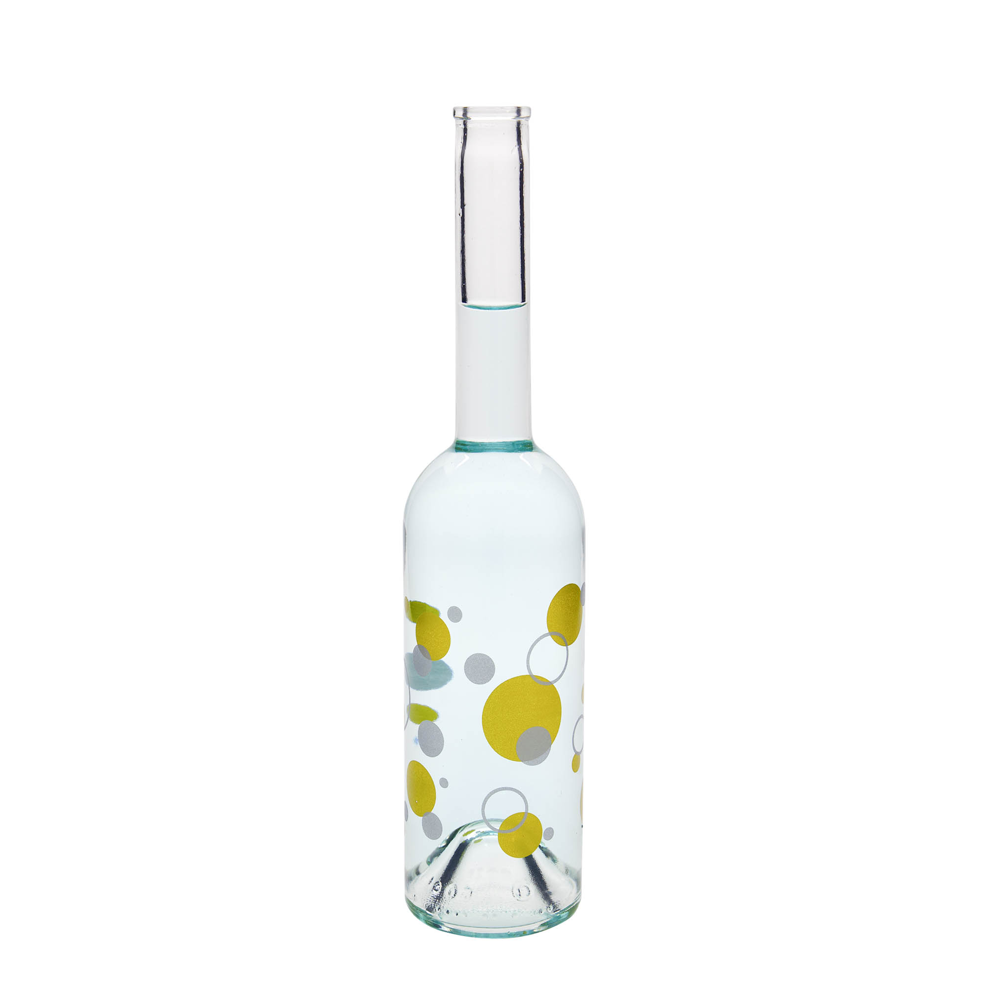 500 ml glasflaska 'Opera', motiv: prickar, öppning: kork
